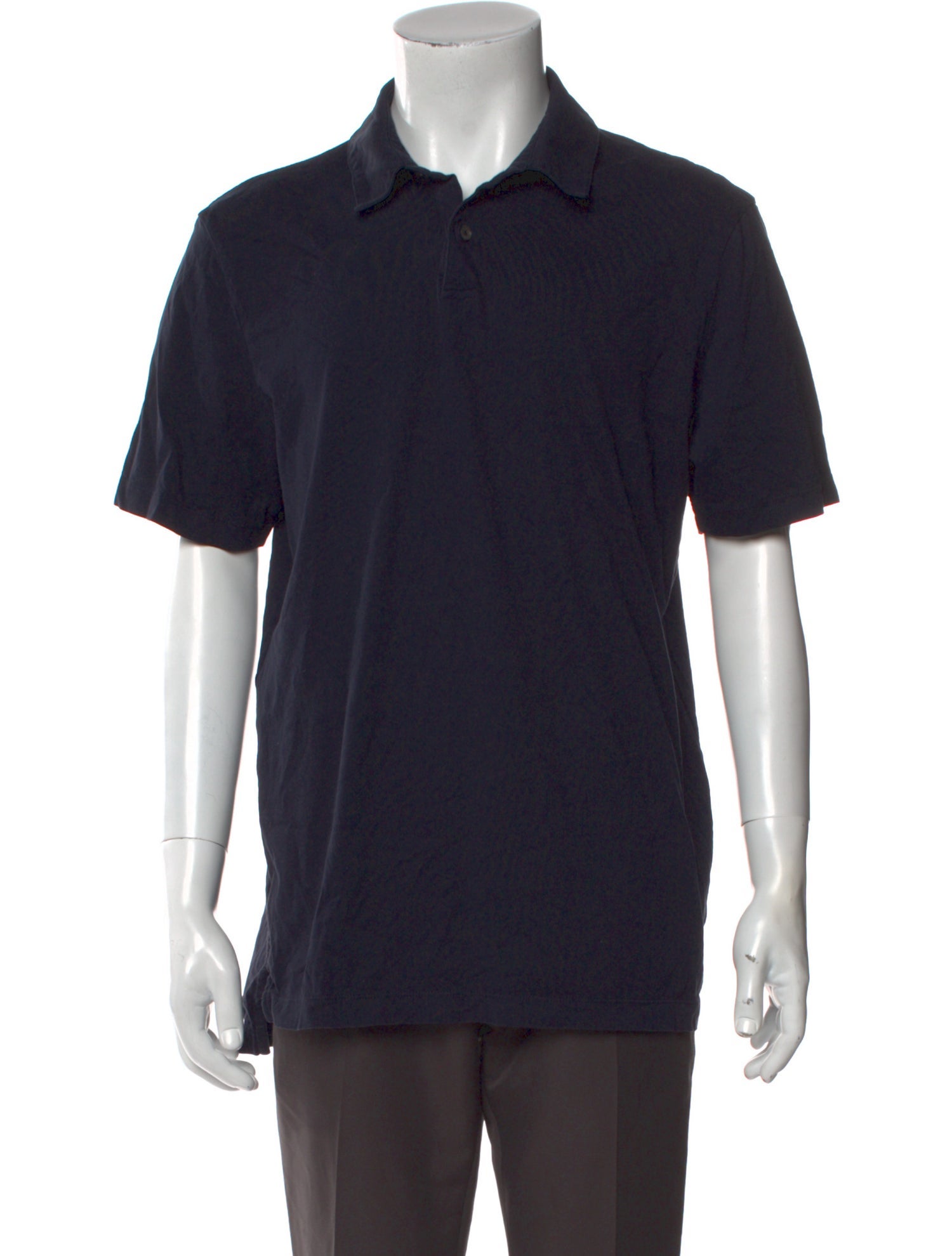 James Perse Crew Neck Short Sleeve Polo Shirt
