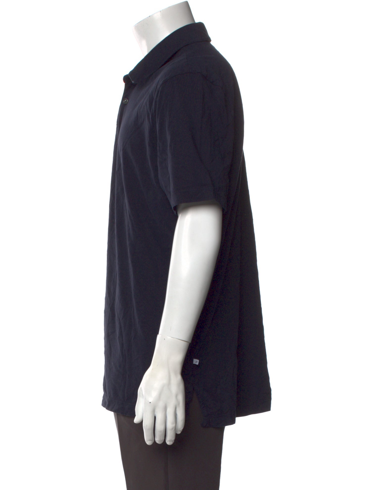 James Perse Crew Neck Short Sleeve Polo Shirt