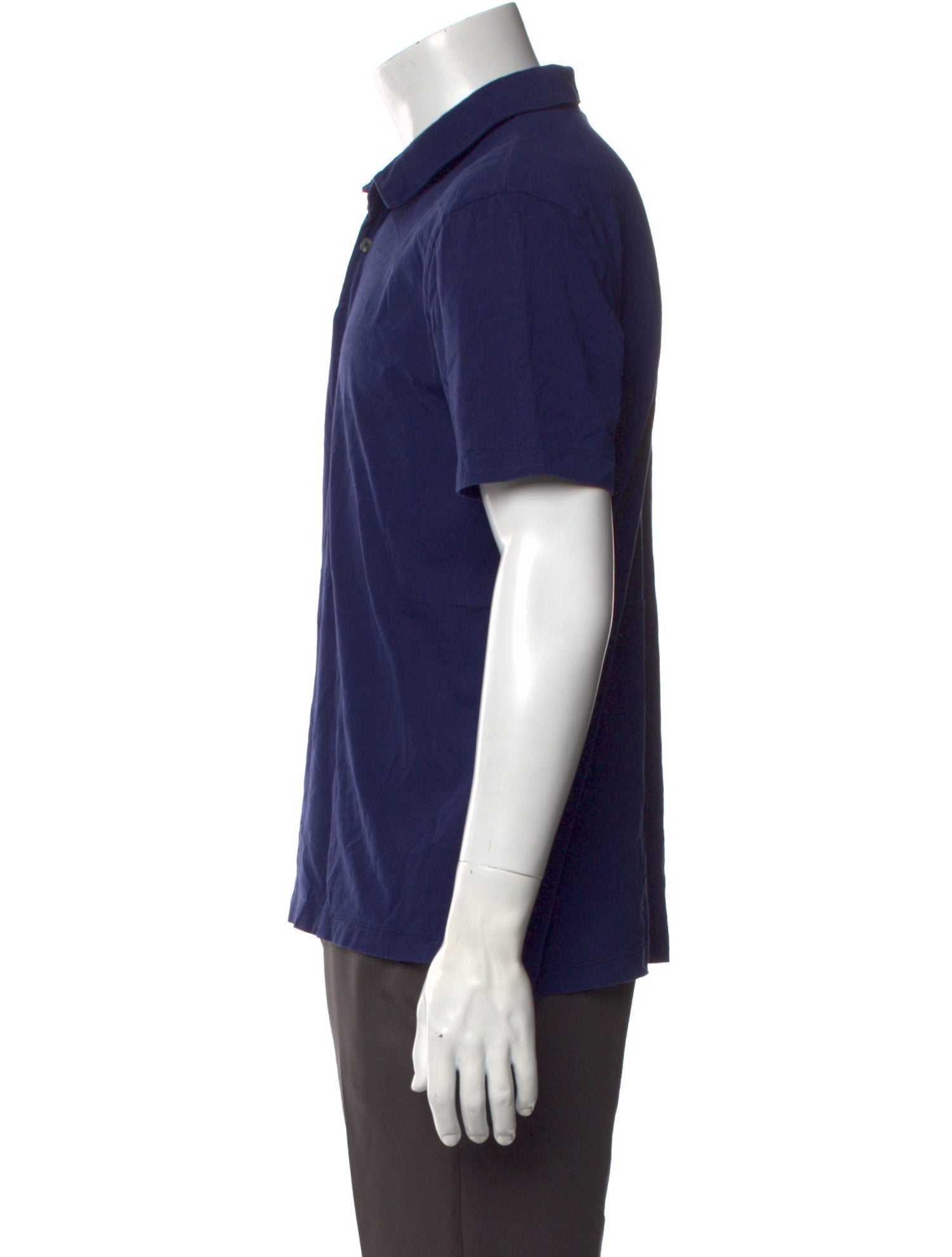 James Perse Crew Neck Short Sleeve Polo Shirt
