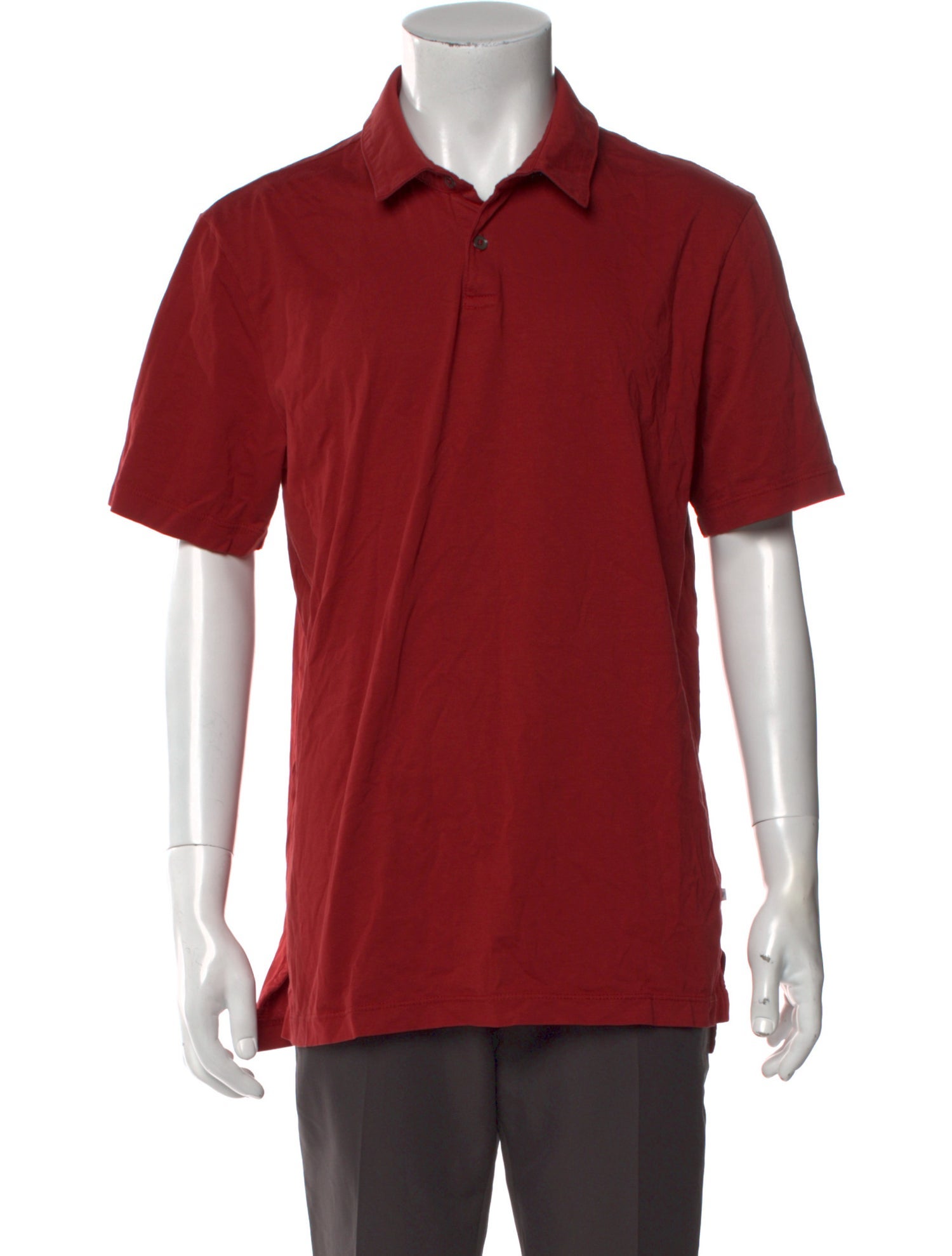 James Perse V-Neck Short Sleeve Polo Shirt