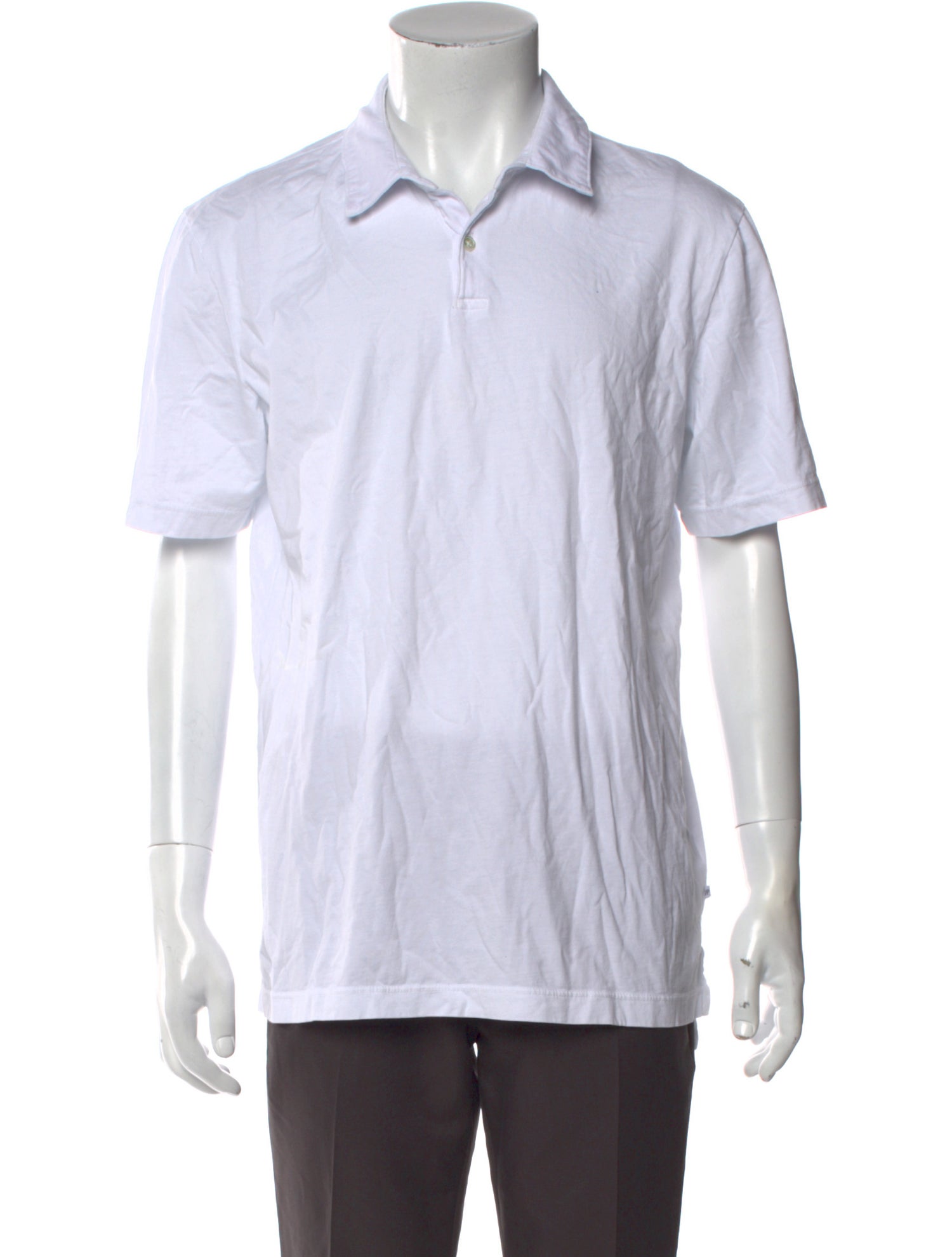 James Perse Crew Neck Short Sleeve Polo Shirt
