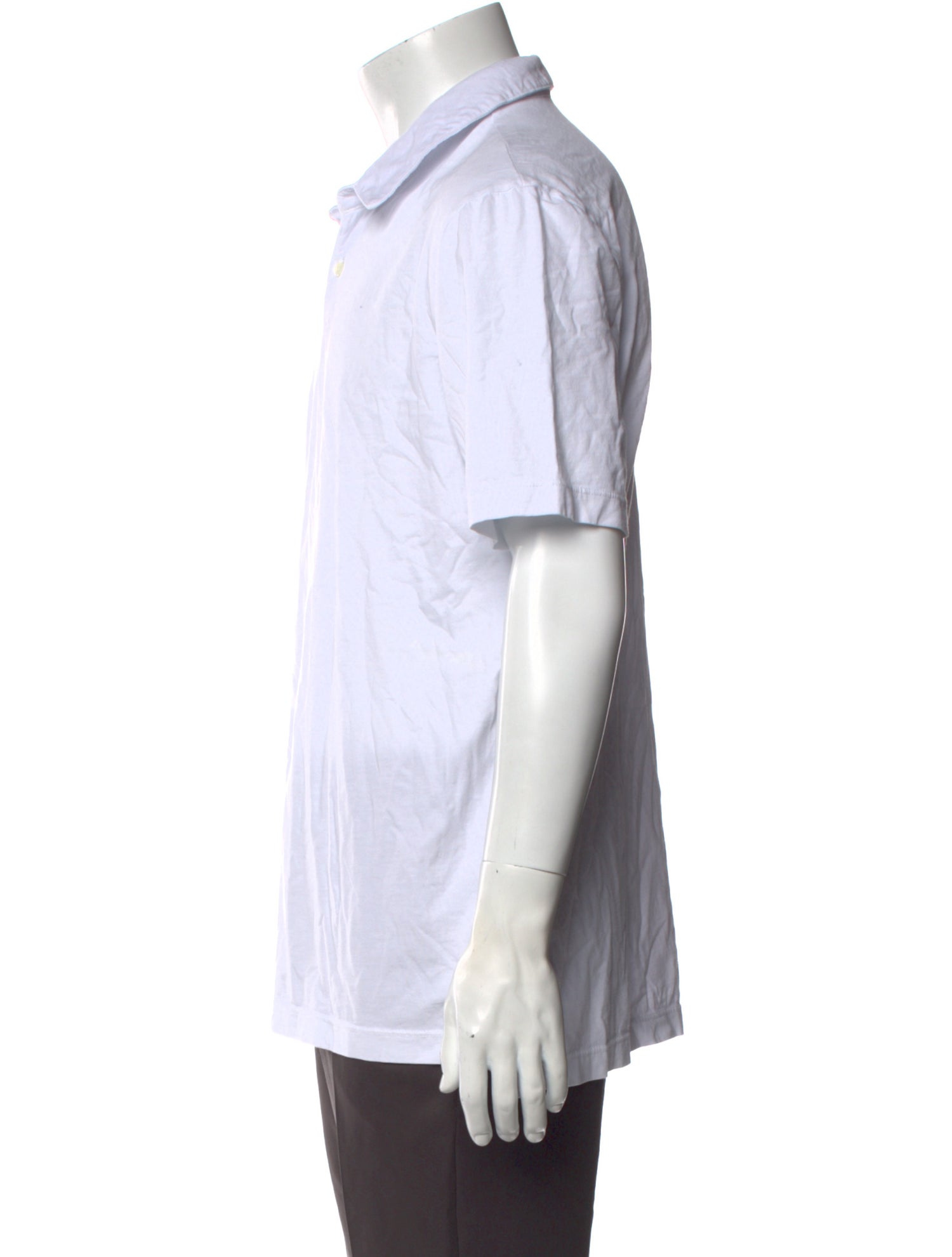 James Perse Crew Neck Short Sleeve Polo Shirt