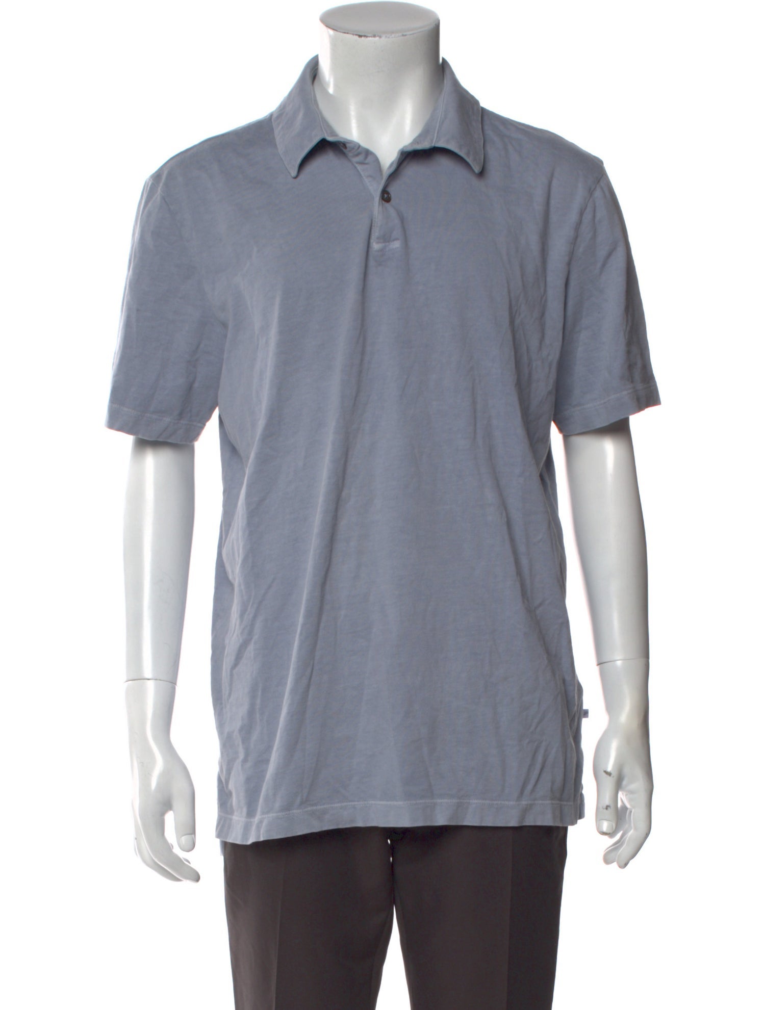 James Perse Crew Neck Short Sleeve Polo Shirt