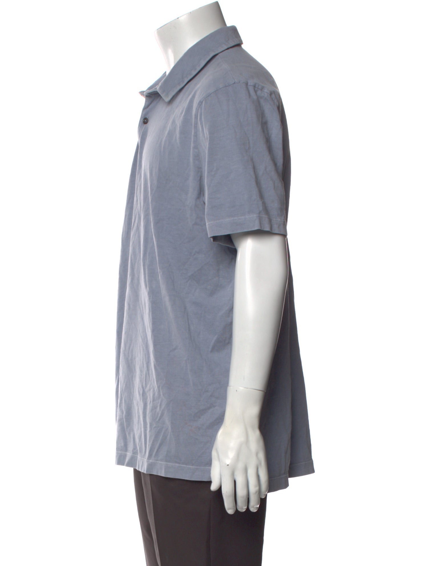 James Perse Crew Neck Short Sleeve Polo Shirt