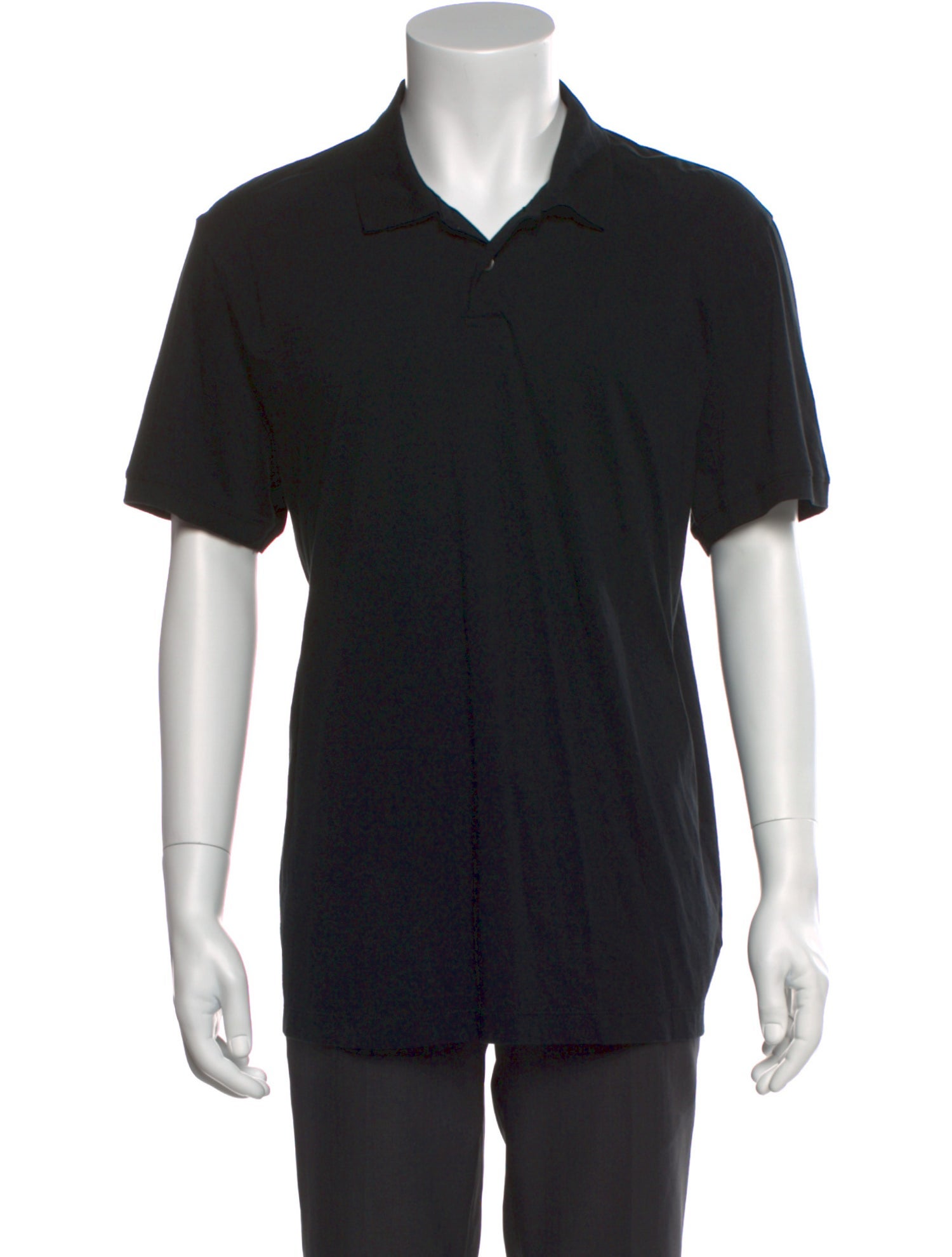 James Perse Collar Short Sleeve Polo Shirt