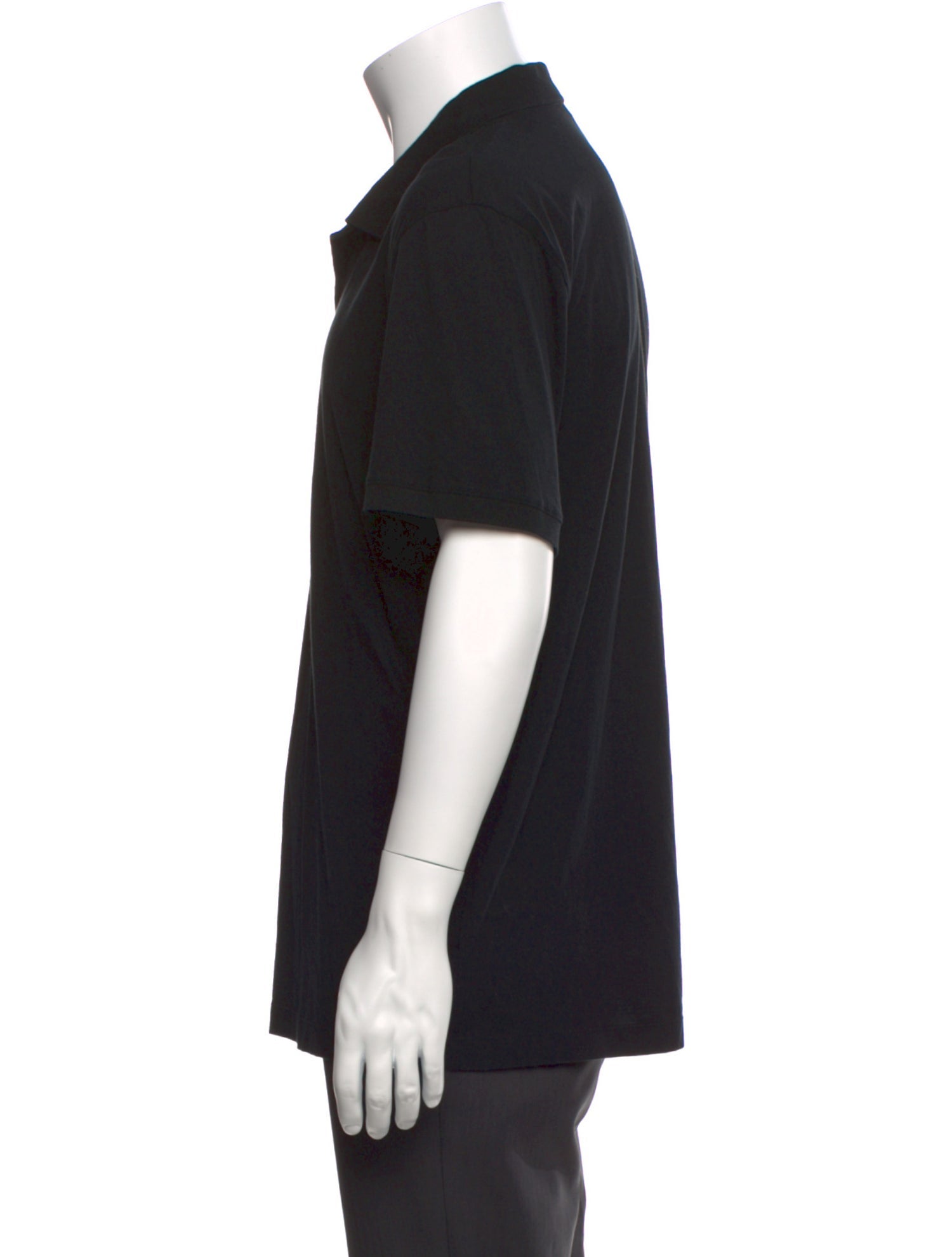 James Perse Collar Short Sleeve Polo Shirt