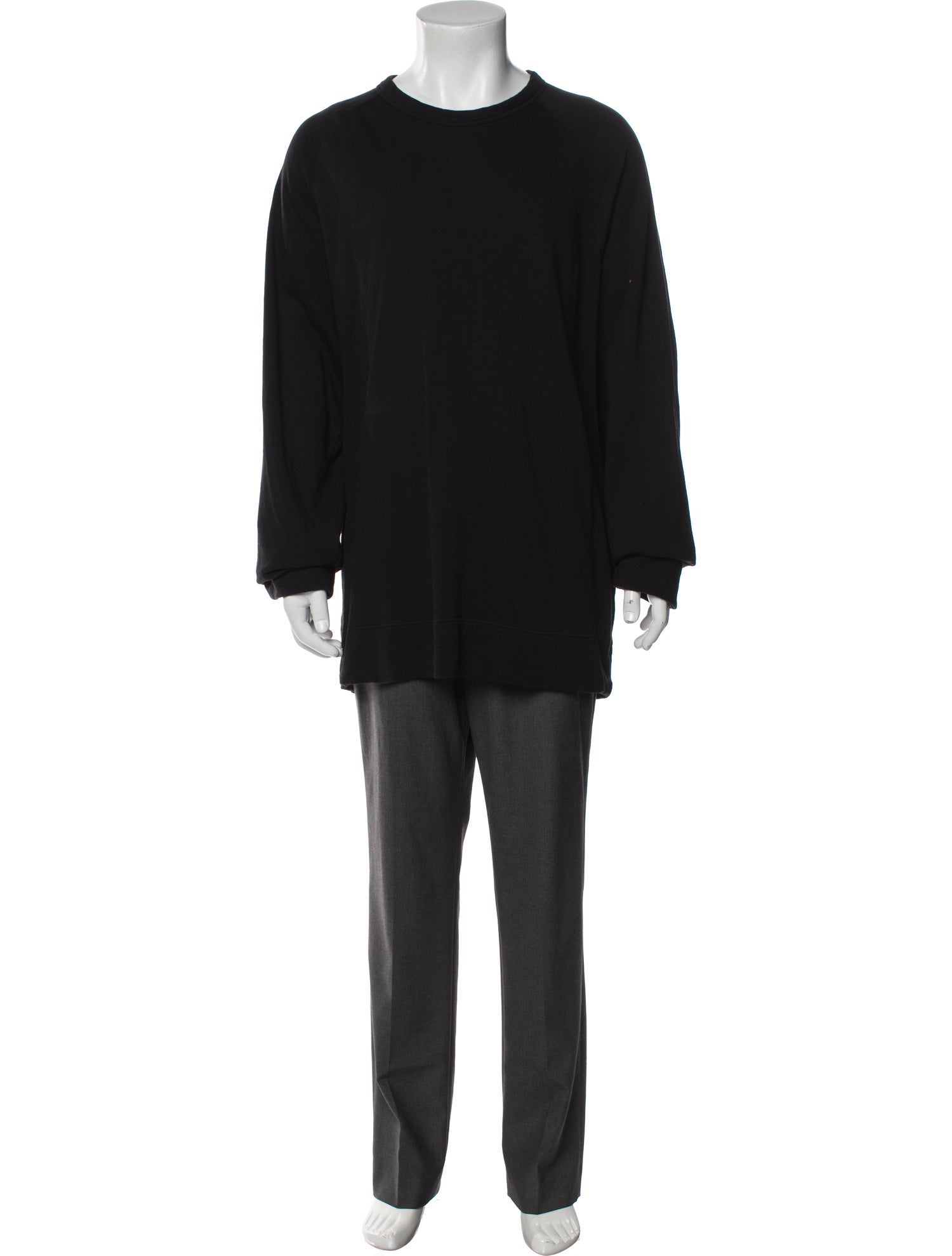 James Perse Crew Neck Long Sleeve Pullover