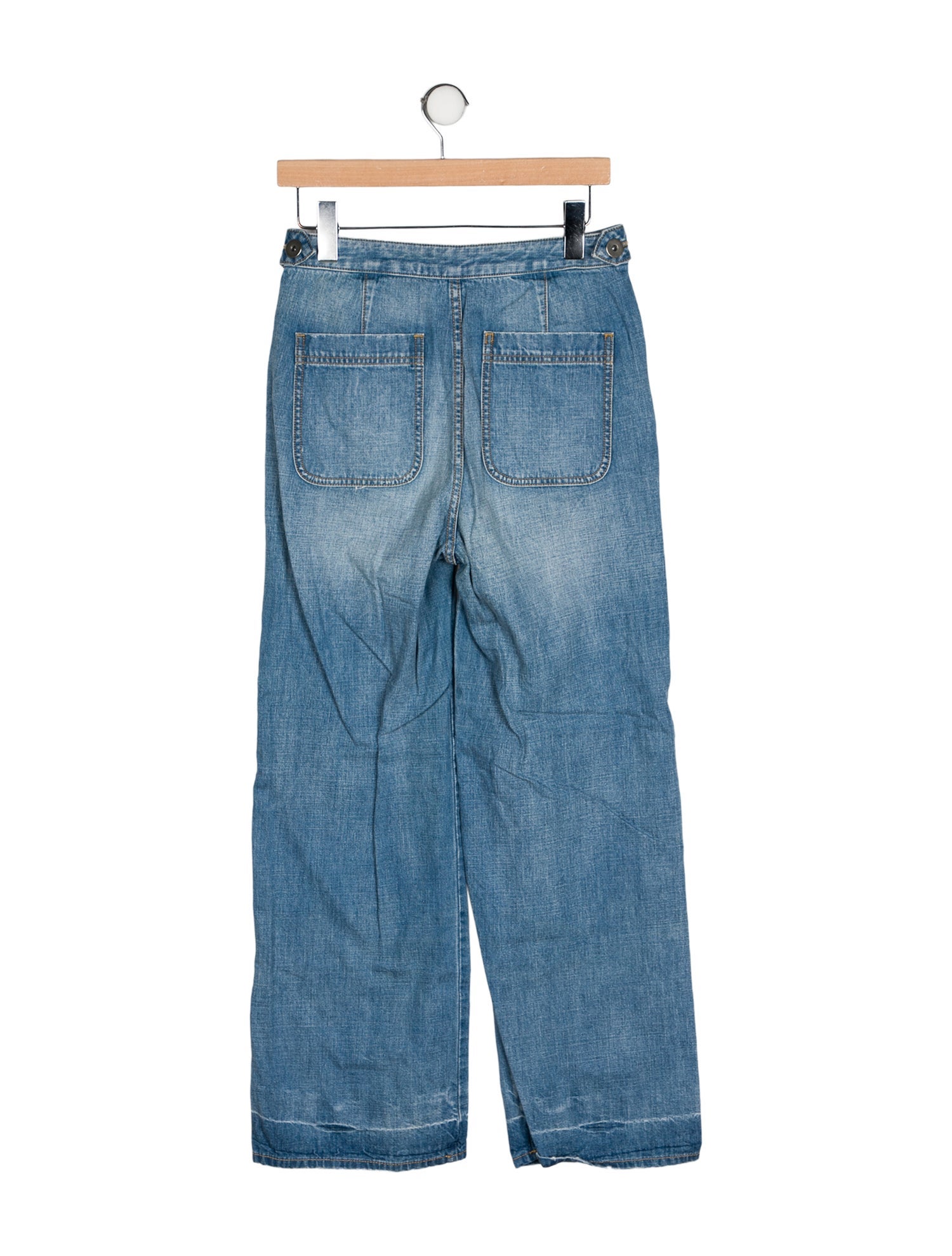 James Perse High-Rise Wide Leg Jeans