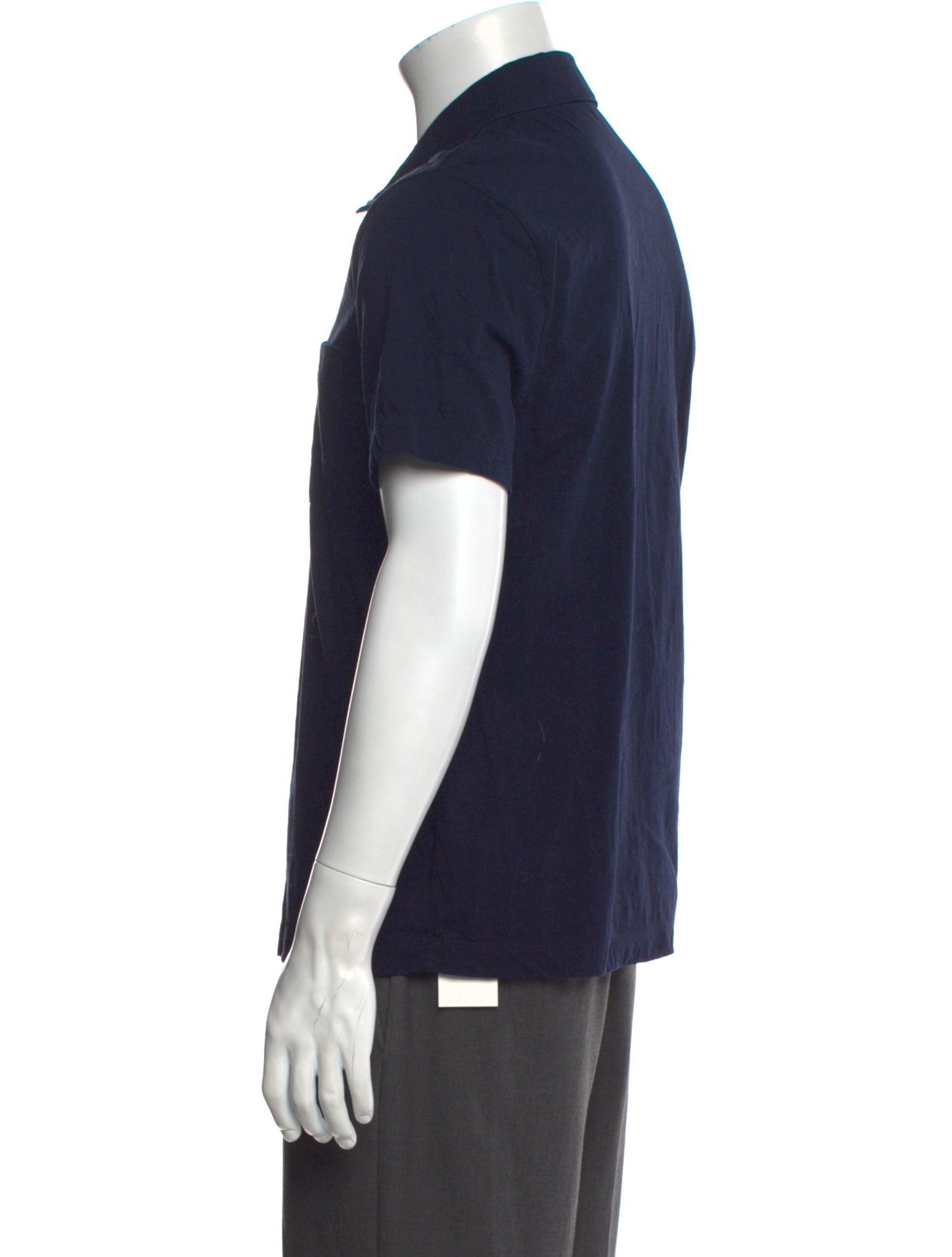 James Perse Crew Neck Short Sleeve Polo Shirt