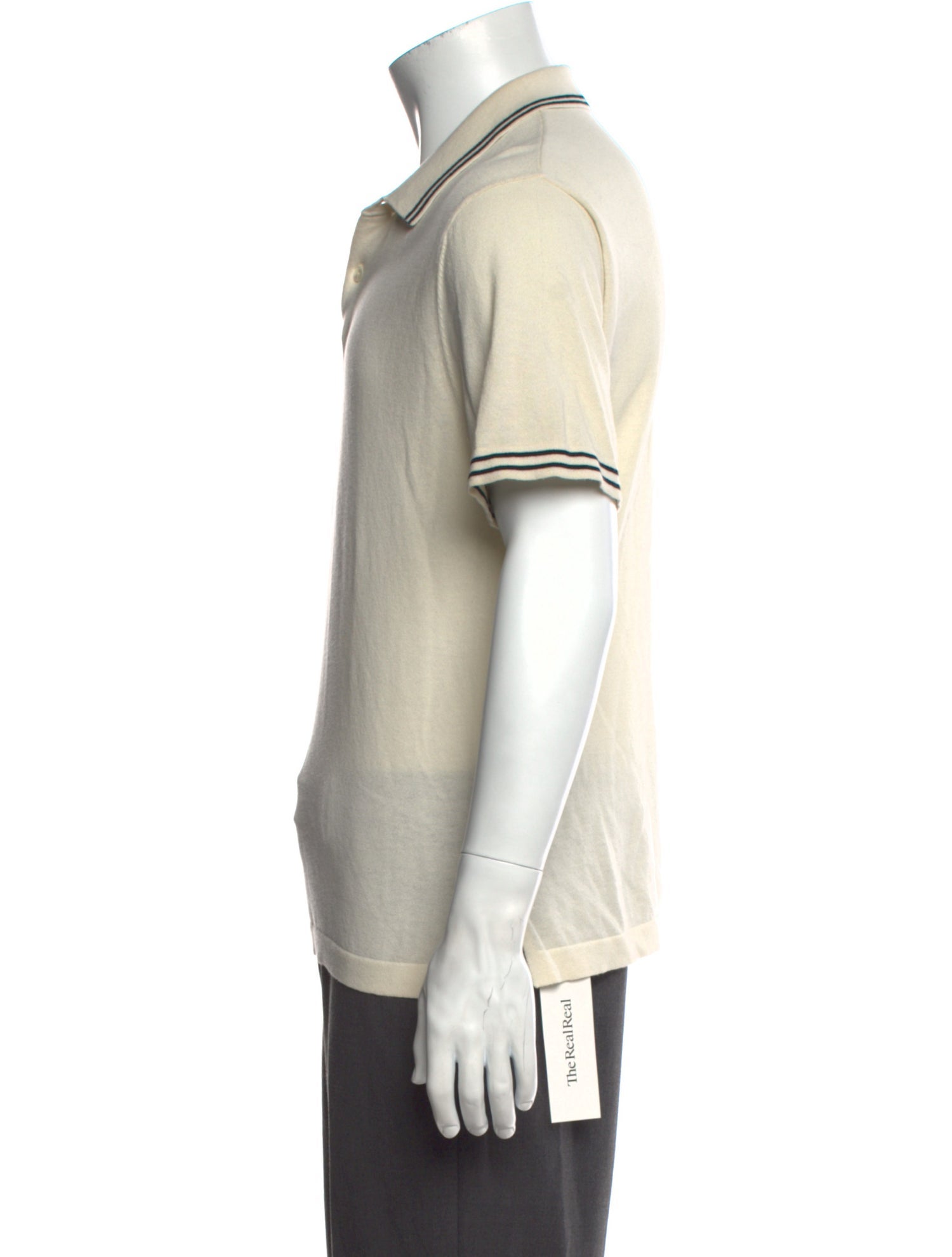 James Perse V-Neck Short Sleeve Polo Shirt