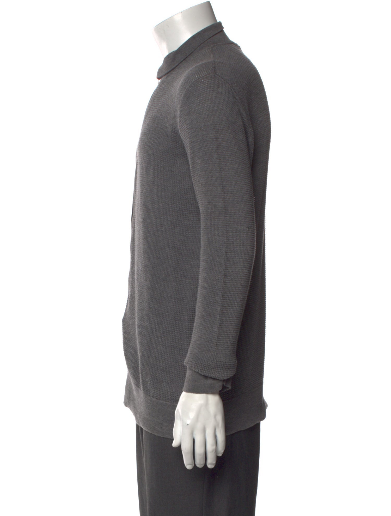 James Perse Mock Neck Long Sleeve Cardigan