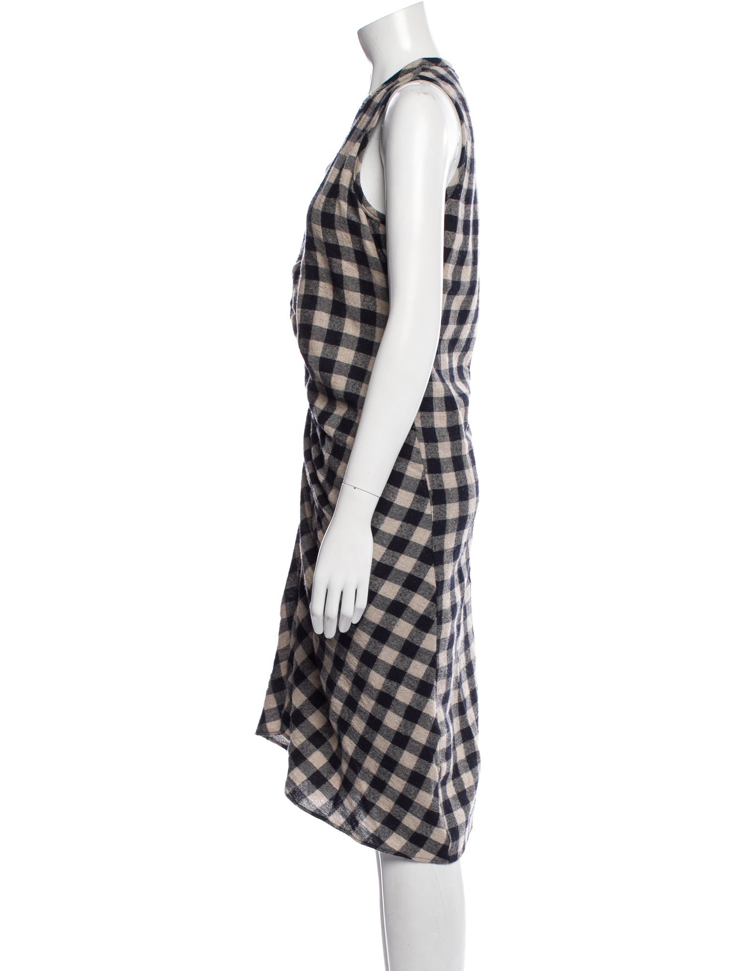 James Perse Virgin Wool Knee-Length Dress