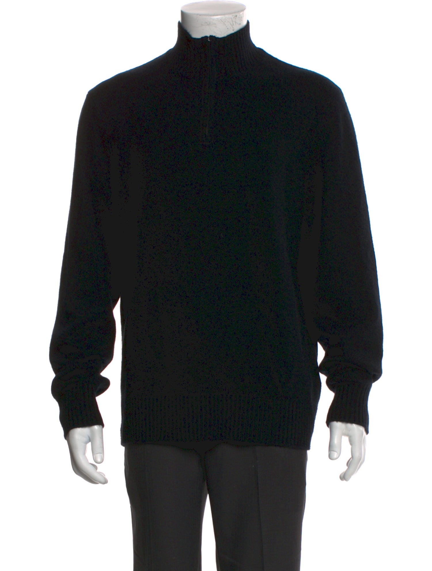 James Perse Cashmere Mock Neck Polo Sweater