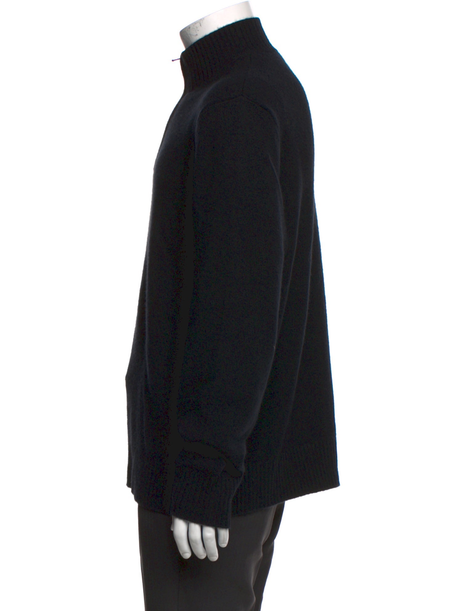 James Perse Cashmere Mock Neck Polo Sweater