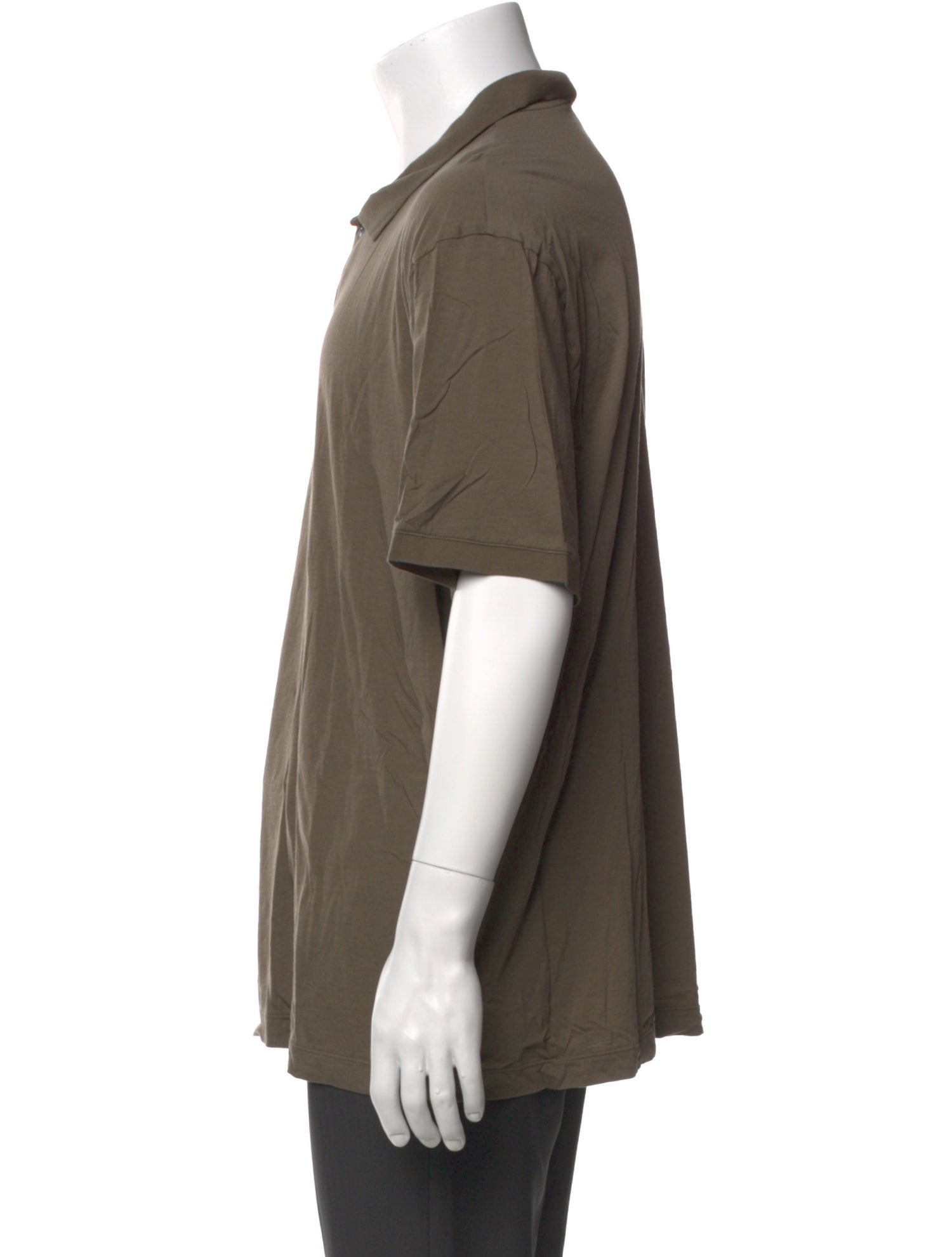 James Perse Crew Neck Short Sleeve Polo Shirt