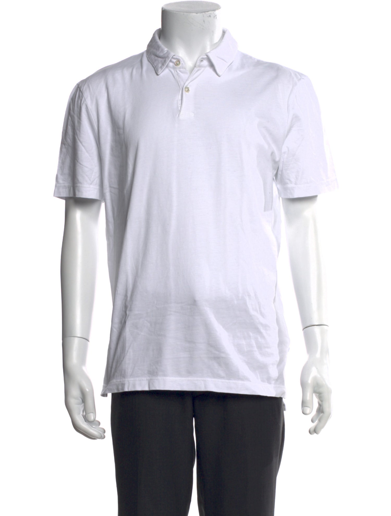 James Perse Collar Short Sleeve Polo Shirt