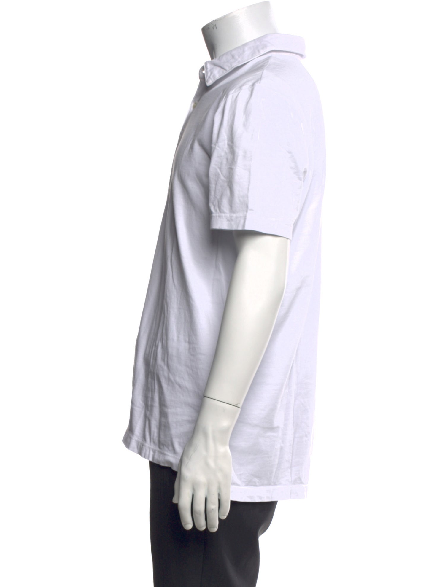 James Perse Collar Short Sleeve Polo Shirt