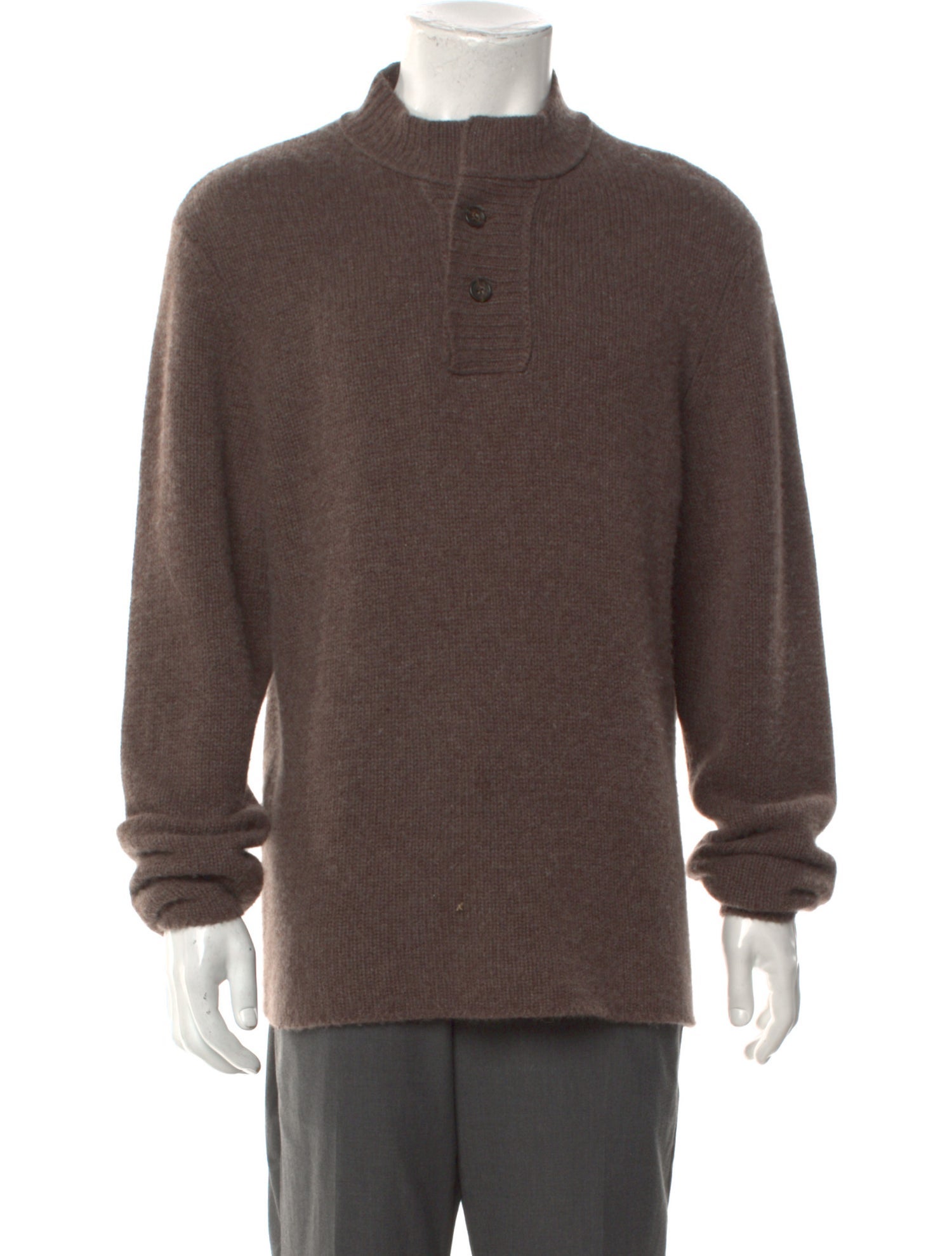 James Perse Cashmere Turtleneck Polo Sweater