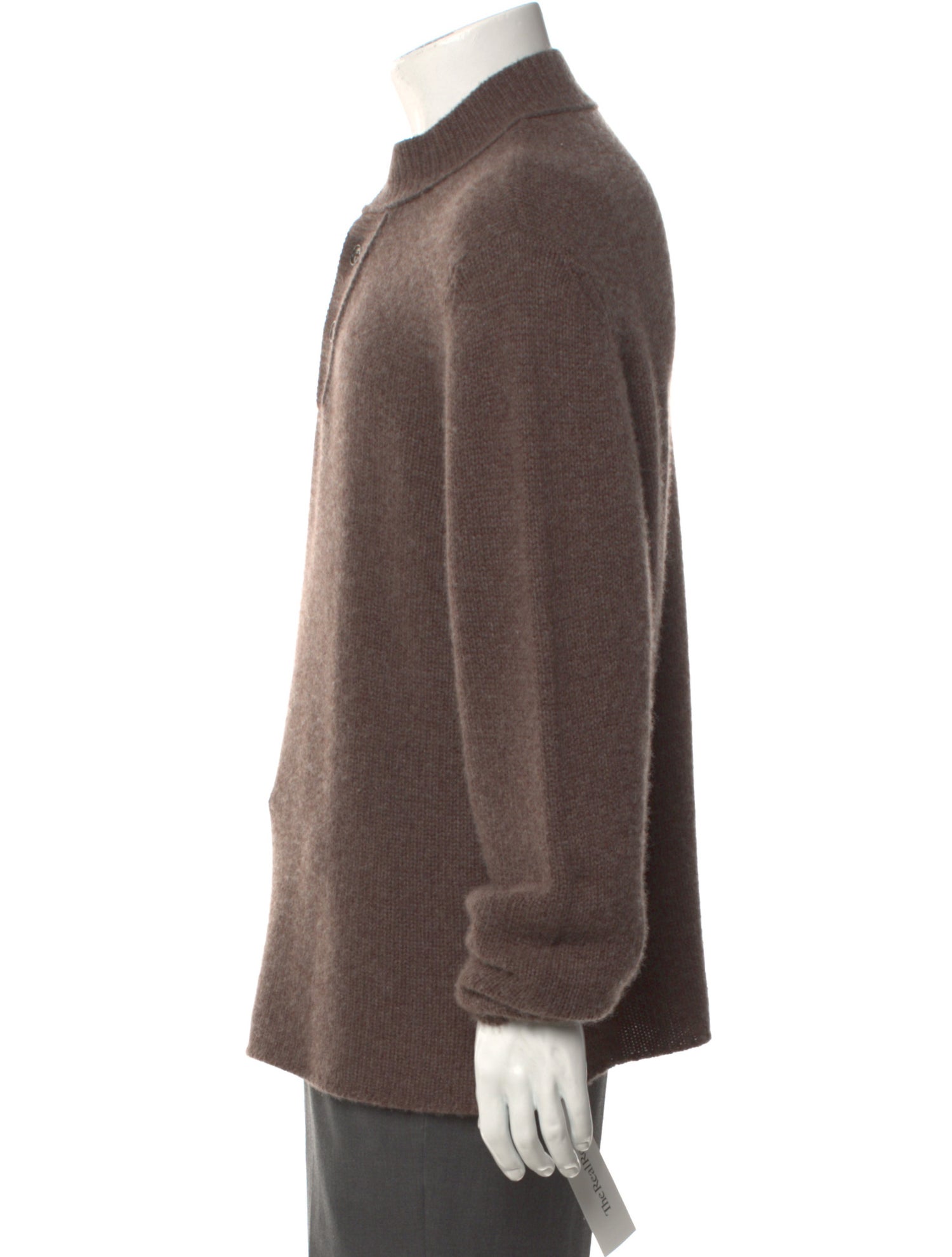 James Perse Cashmere Turtleneck Polo Sweater