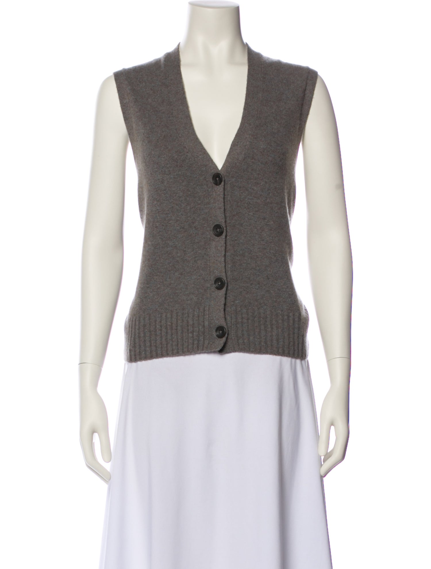 James Perse Cashmere Striped Vest