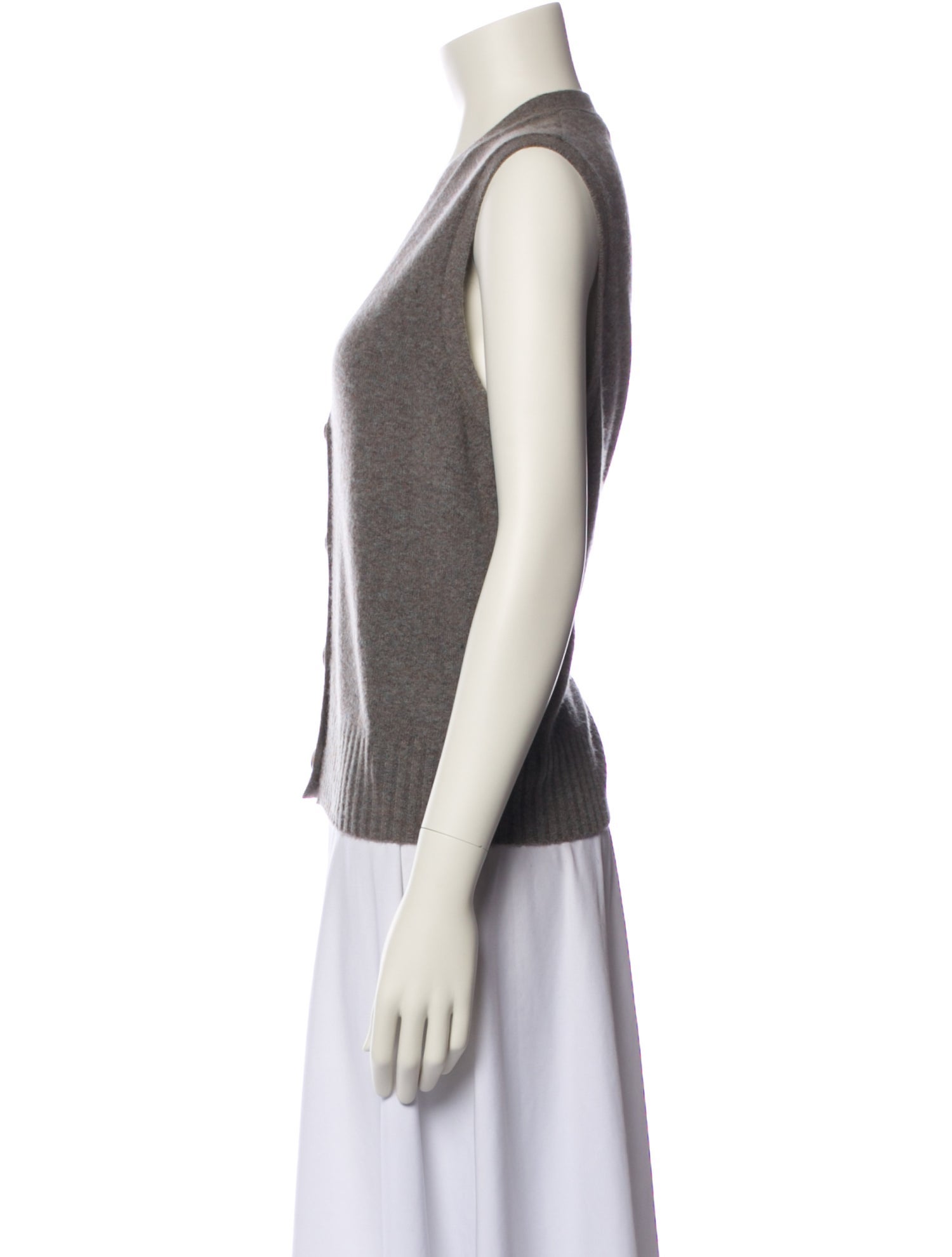 James Perse Cashmere Striped Vest