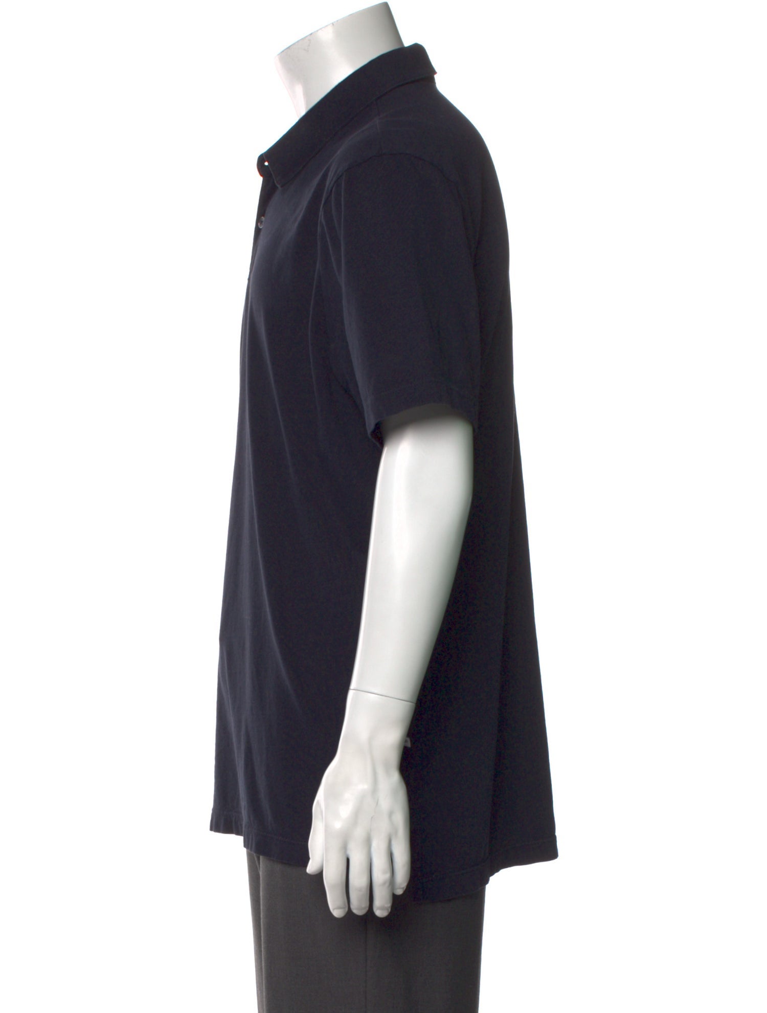 James Perse Collar Short Sleeve Polo Shirt