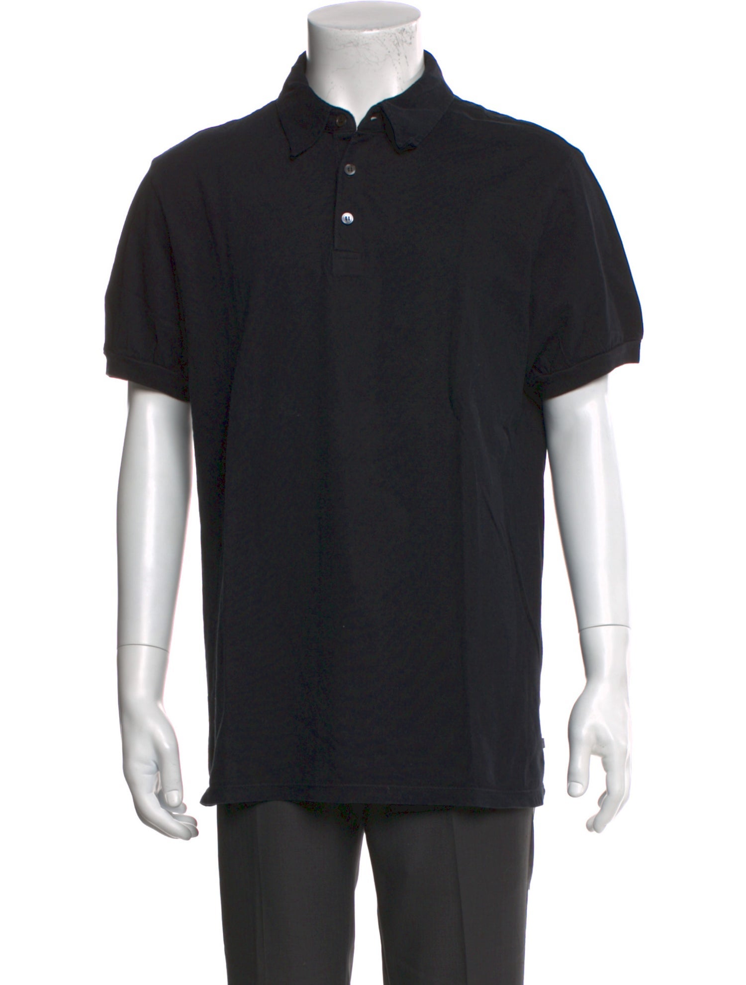James Perse Collar Short Sleeve Polo Shirt