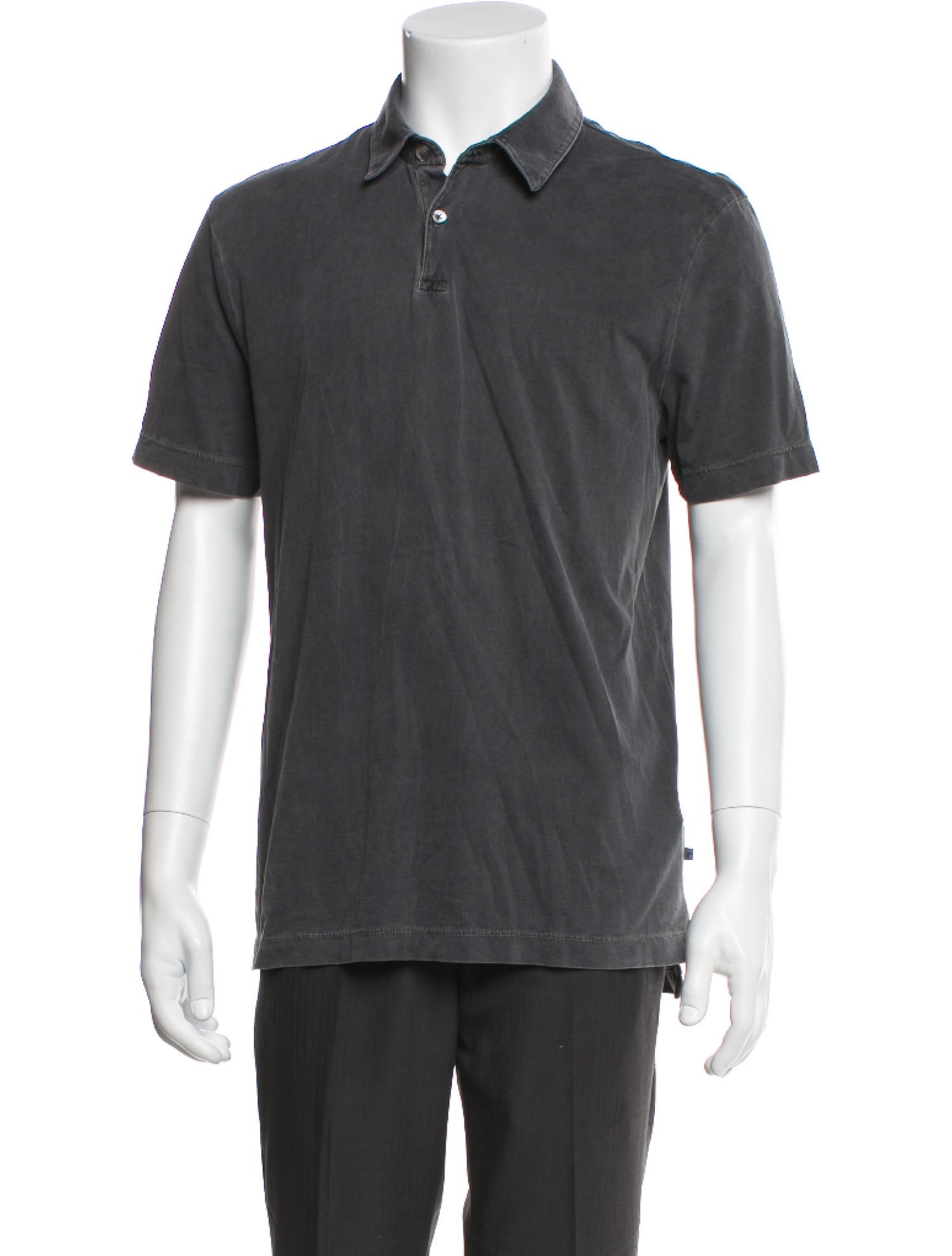 James Perse Collar Short Sleeve Polo Shirt