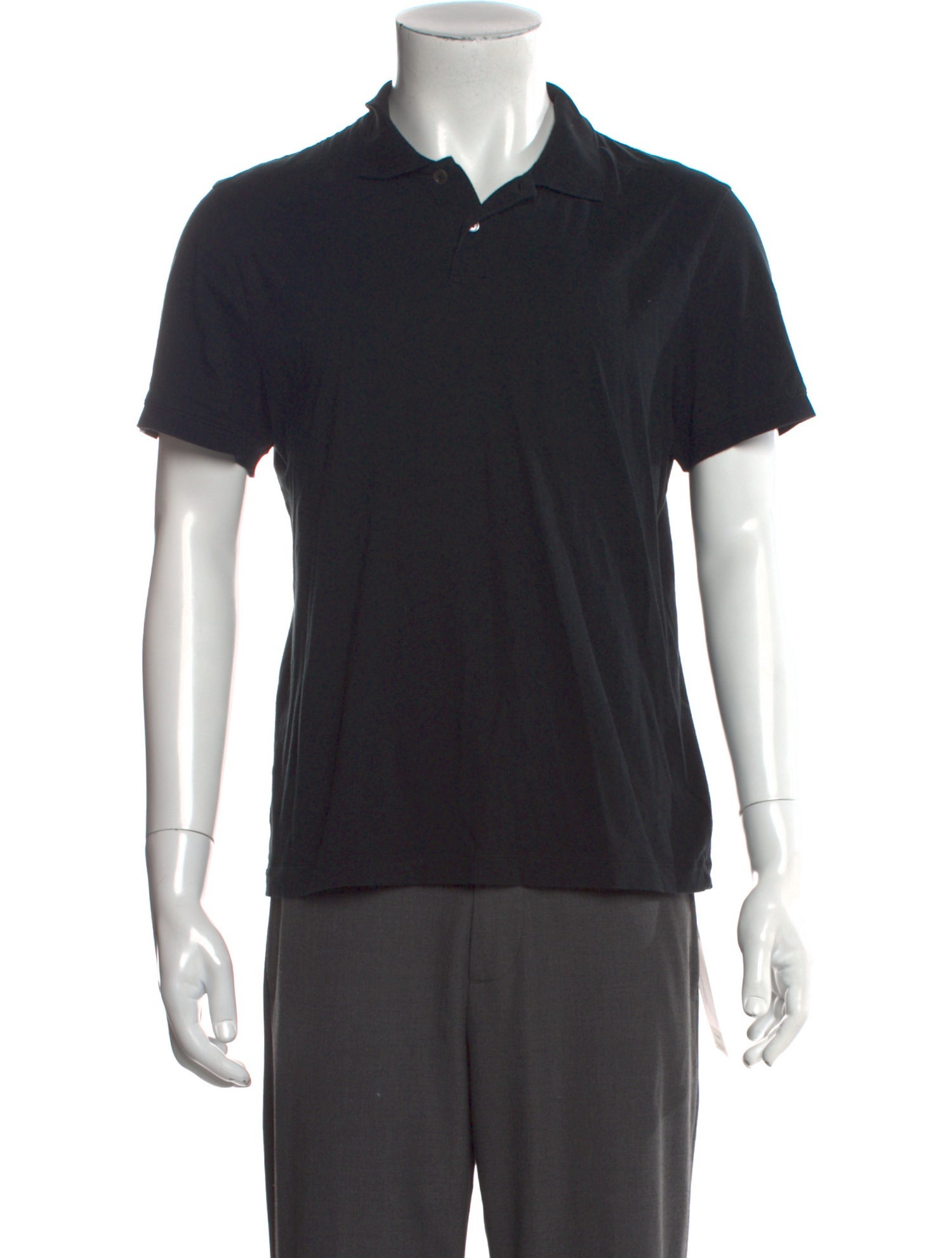 James Perse Crew Neck Short Sleeve Polo Shirt