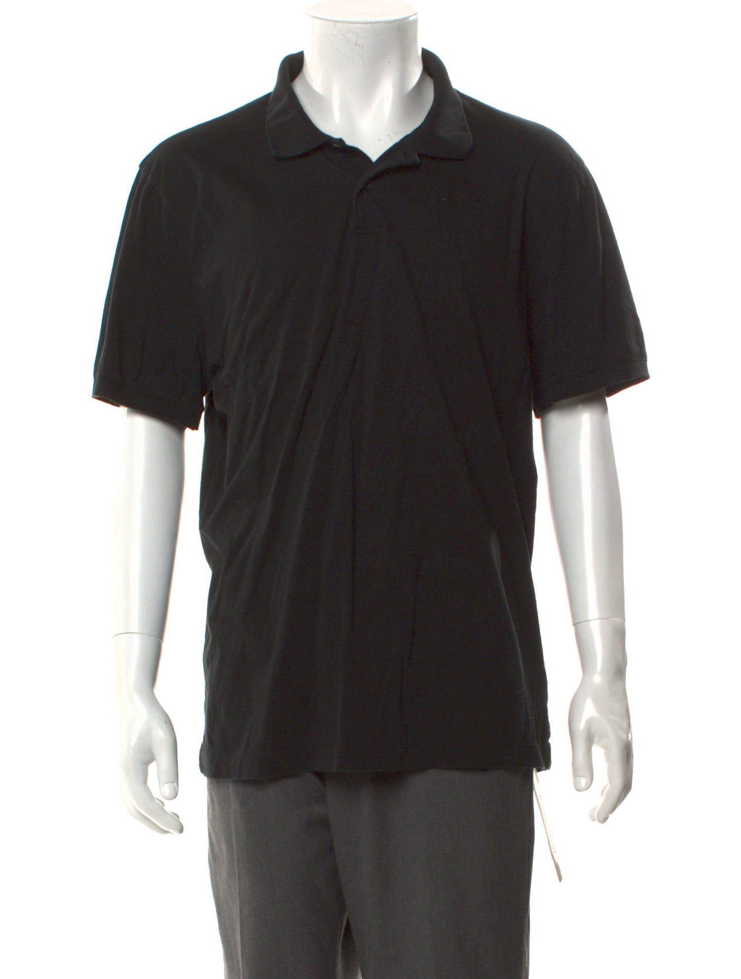James Perse Crew Neck Short Sleeve Polo Shirt