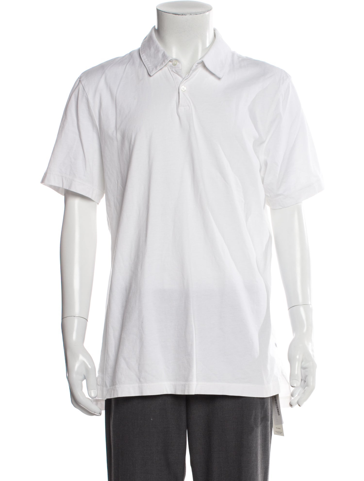 James Perse Collar Short Sleeve Polo Shirt