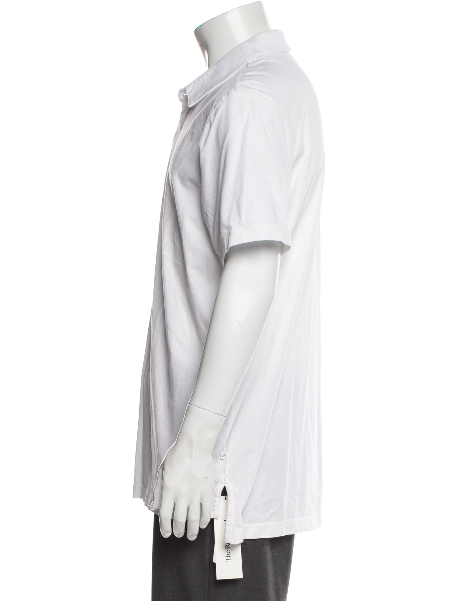 James Perse Collar Short Sleeve Polo Shirt