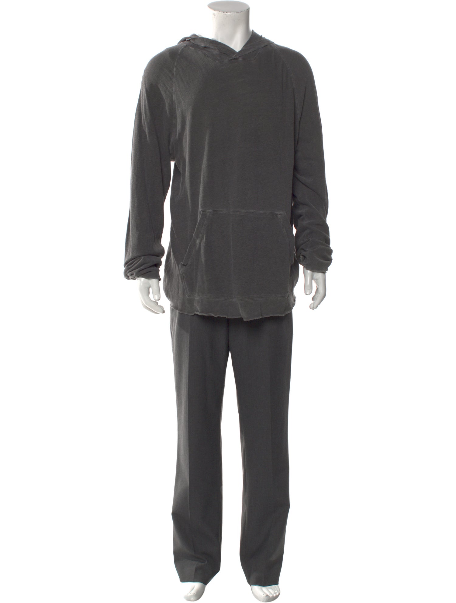 James Perse V-Neck Long Sleeve Hoodie