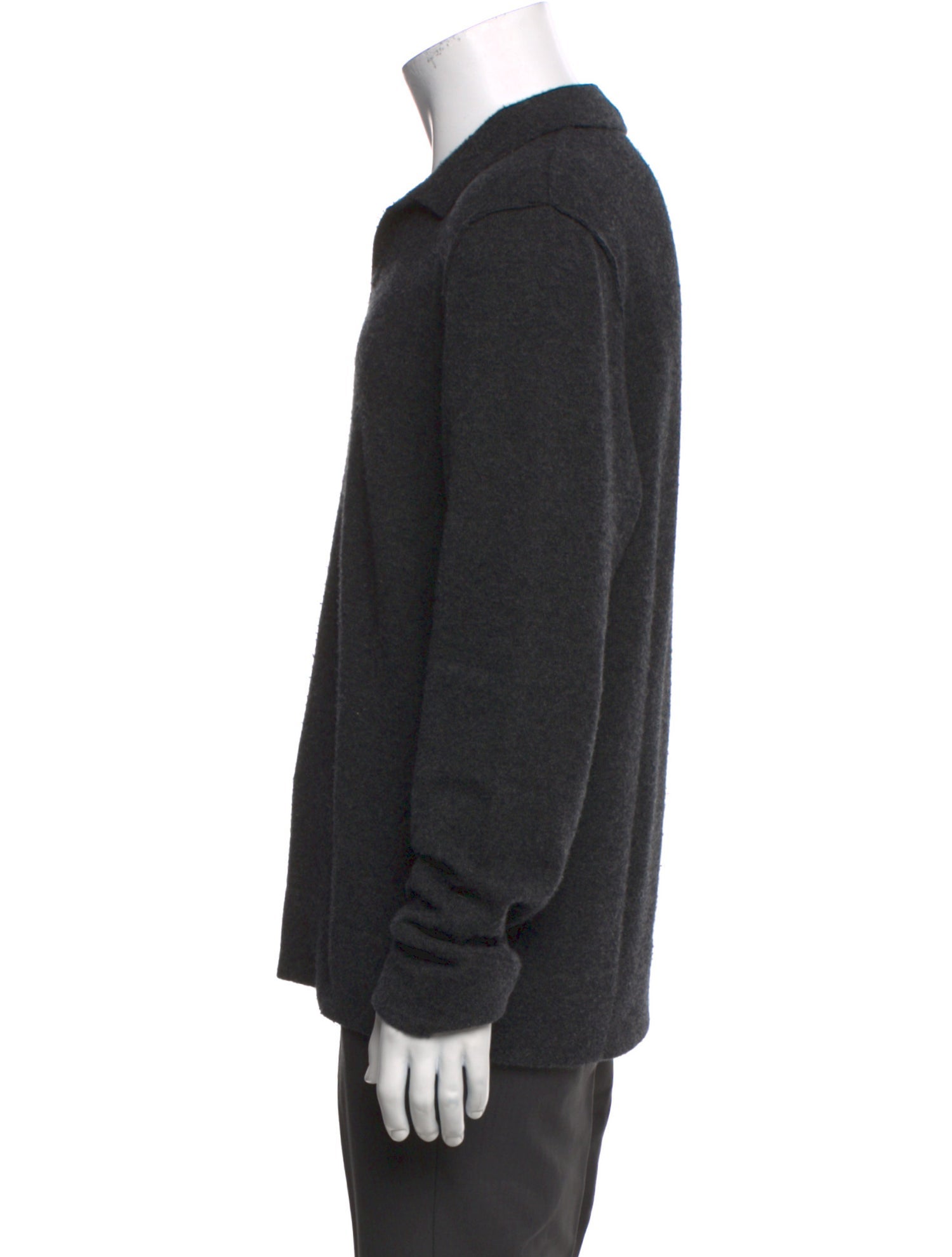 James Perse Cashmere V-Neck Polo Sweater