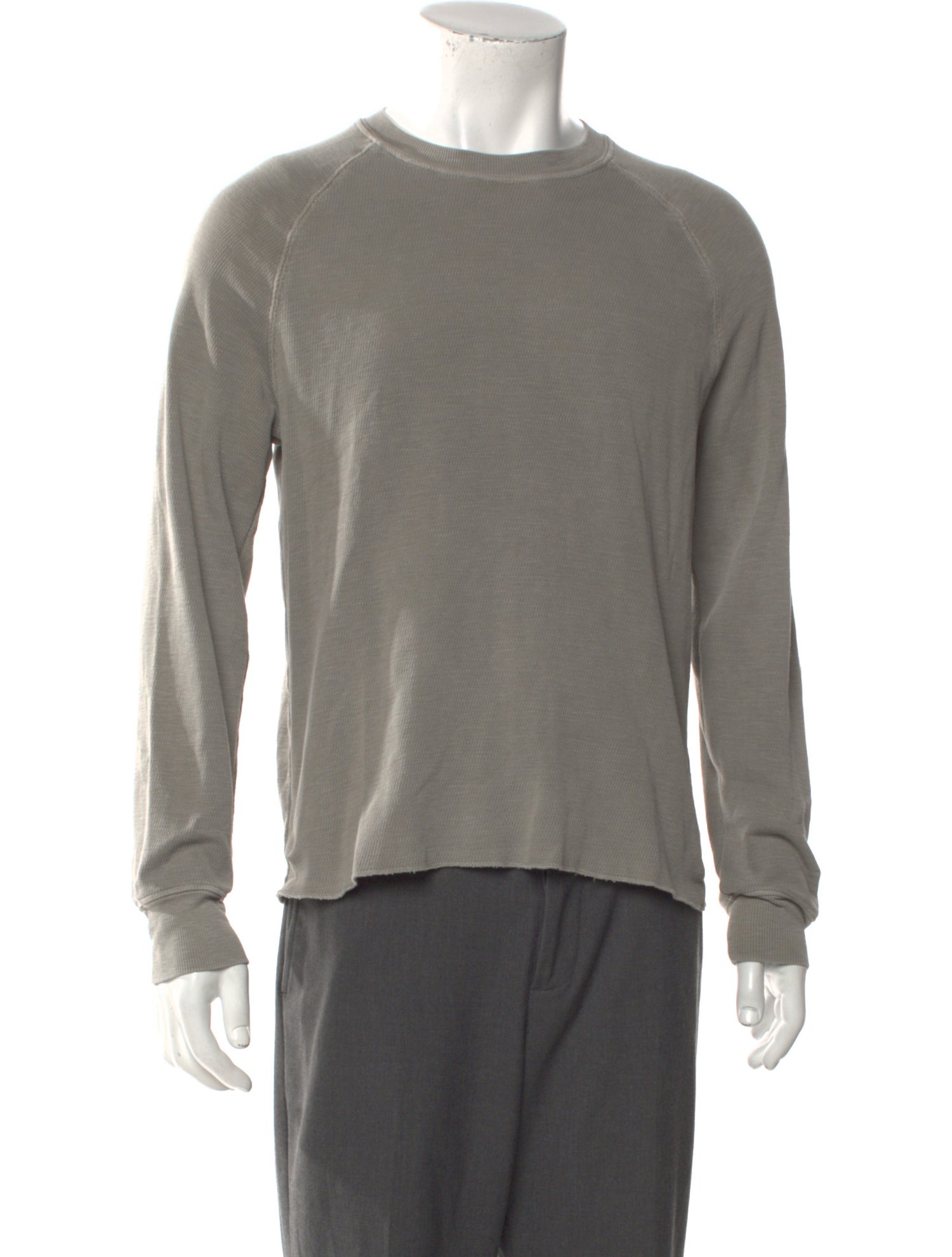 James Perse Crew Neck Long Sleeve Pullover