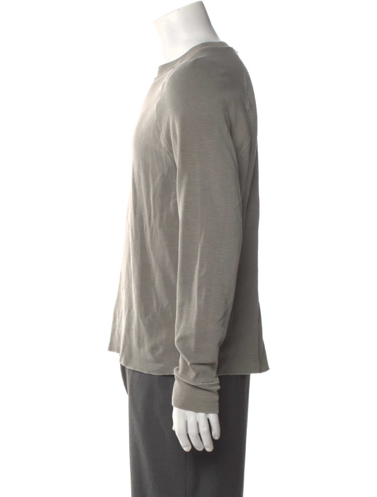 James Perse Crew Neck Long Sleeve Pullover