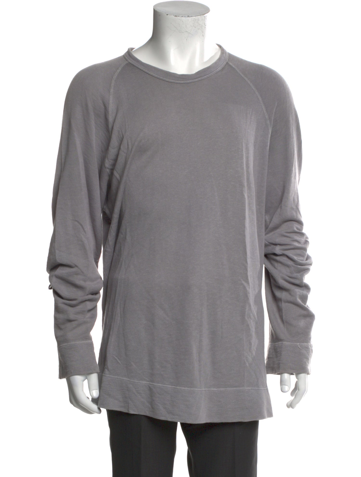 James Perse Crew Neck Long Sleeve Pullover