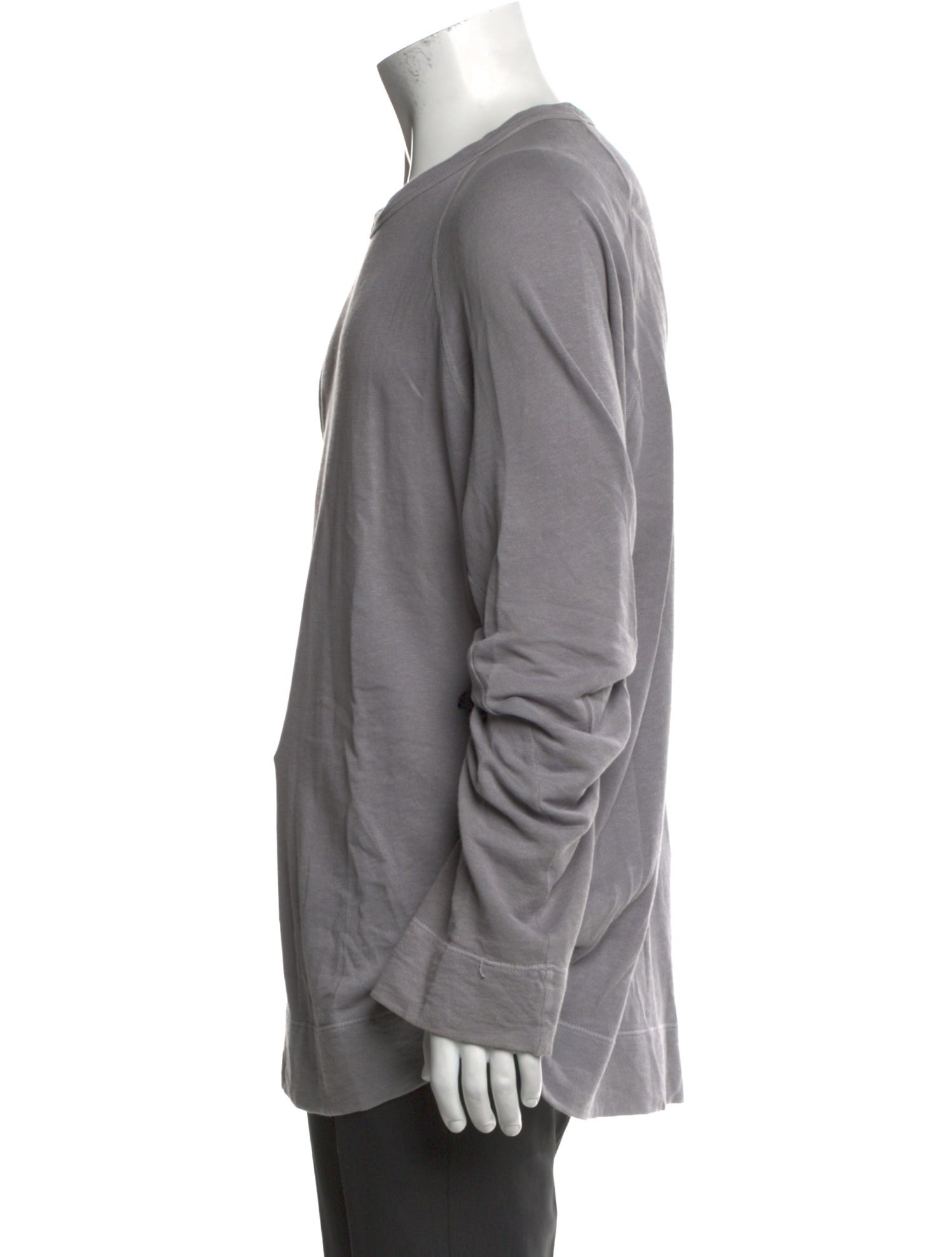 James Perse Crew Neck Long Sleeve Pullover