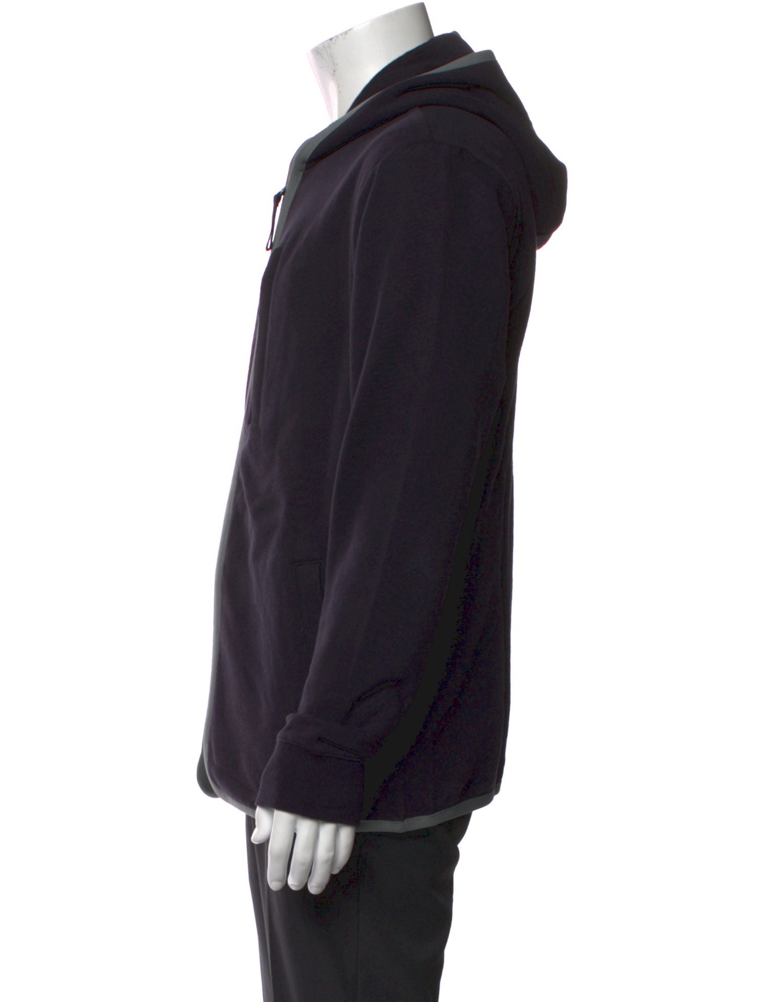 James Perse V-Neck Long Sleeve Hoodie