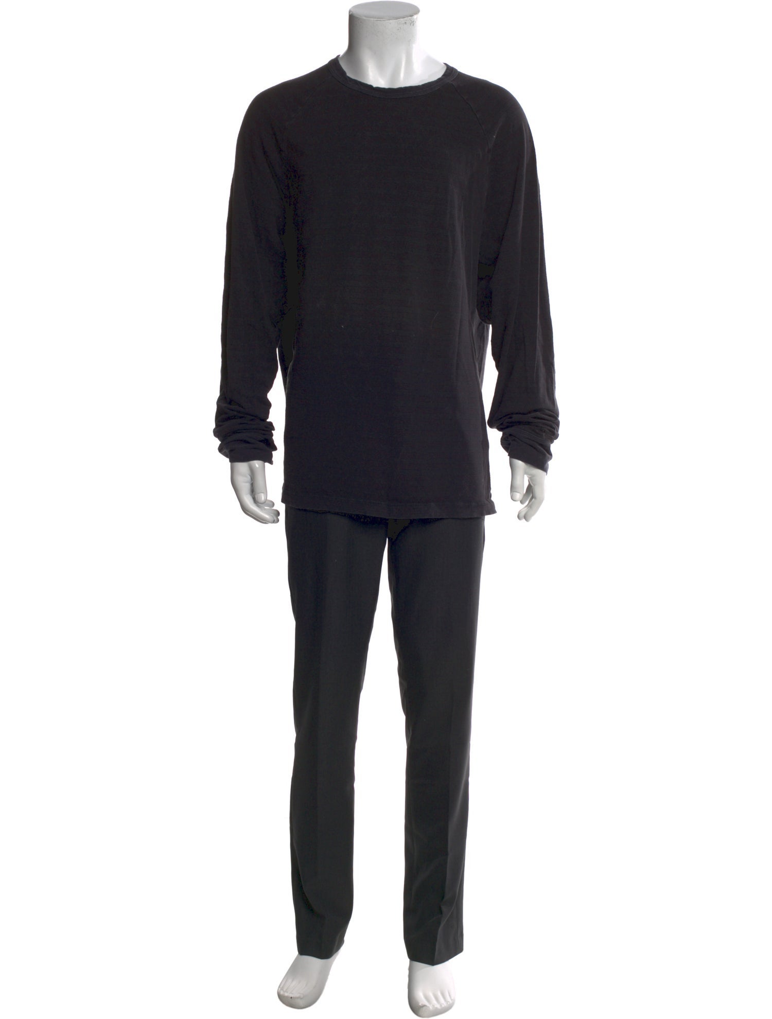 James Perse Crew Neck Long Sleeve Sweatshirt