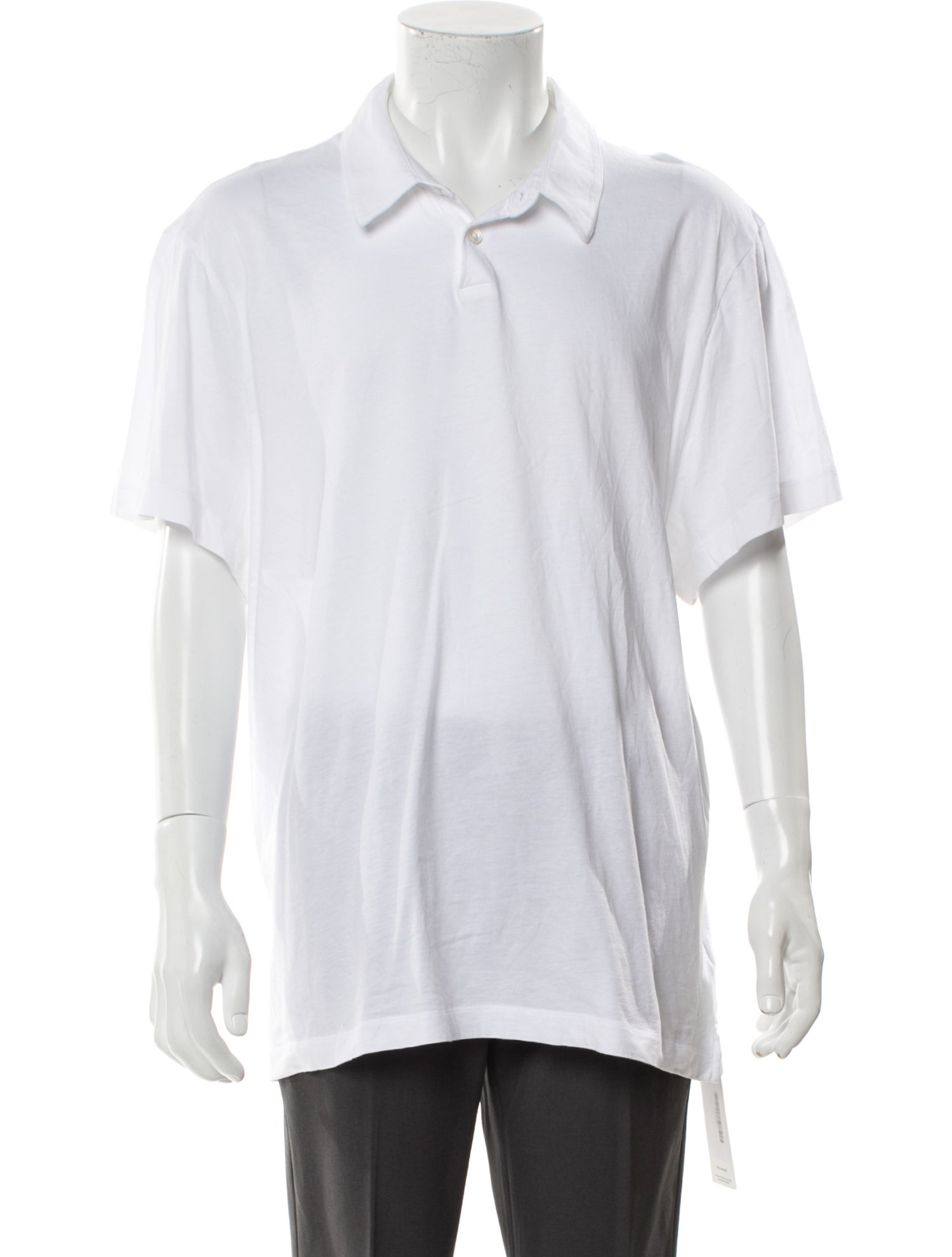 James Perse Collar Short Sleeve Polo Shirt