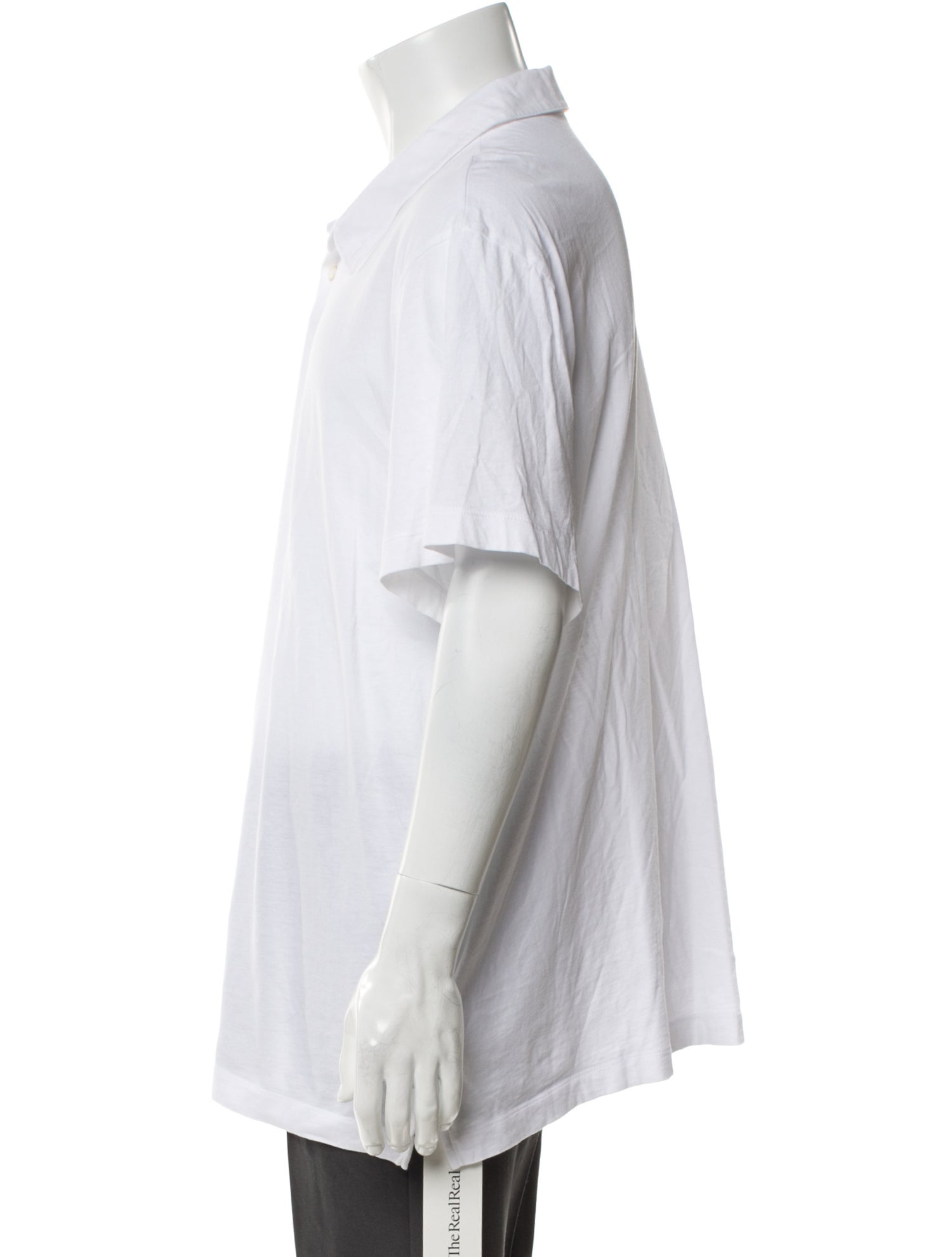 James Perse Collar Short Sleeve Polo Shirt