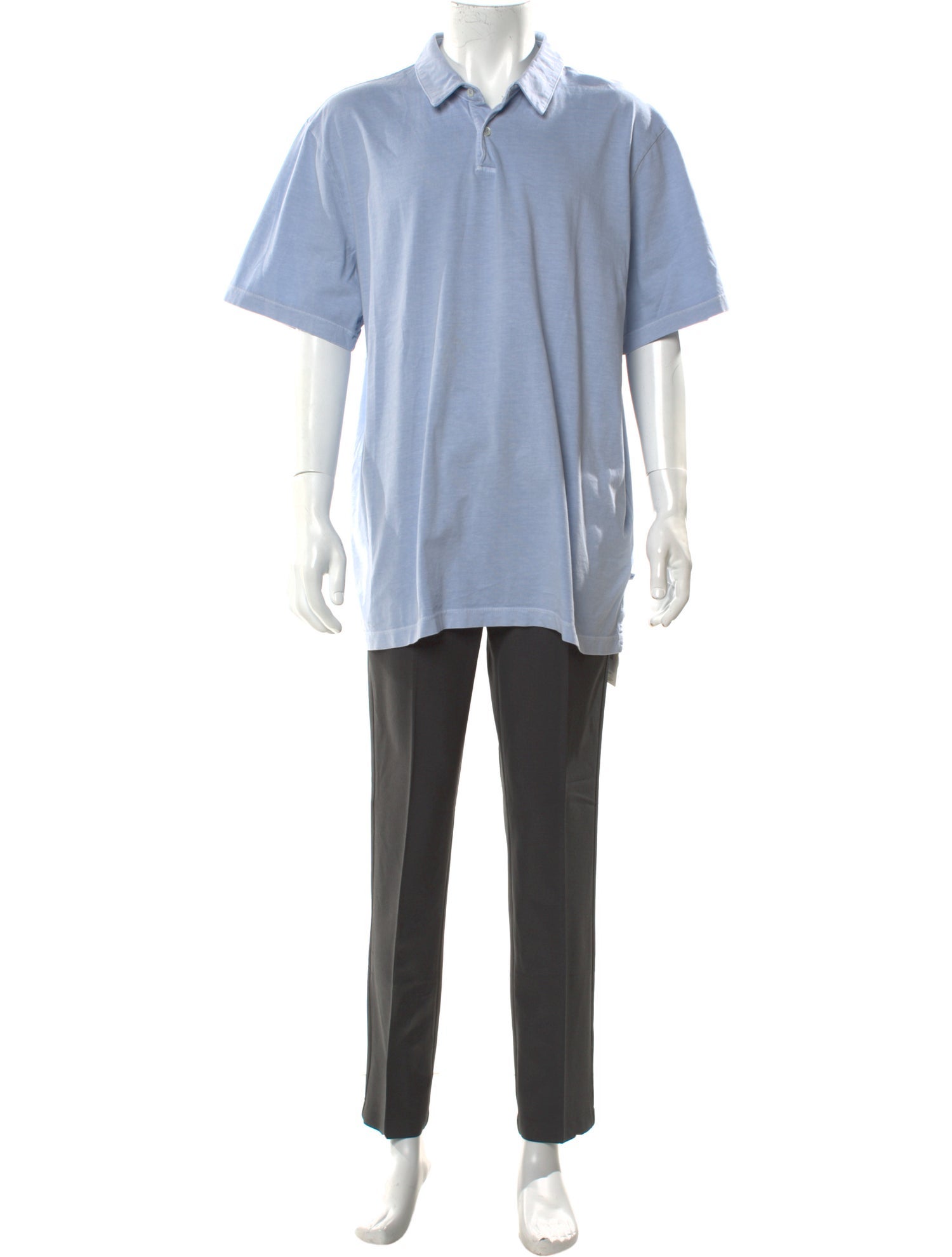James Perse Collar Short Sleeve Polo Shirt