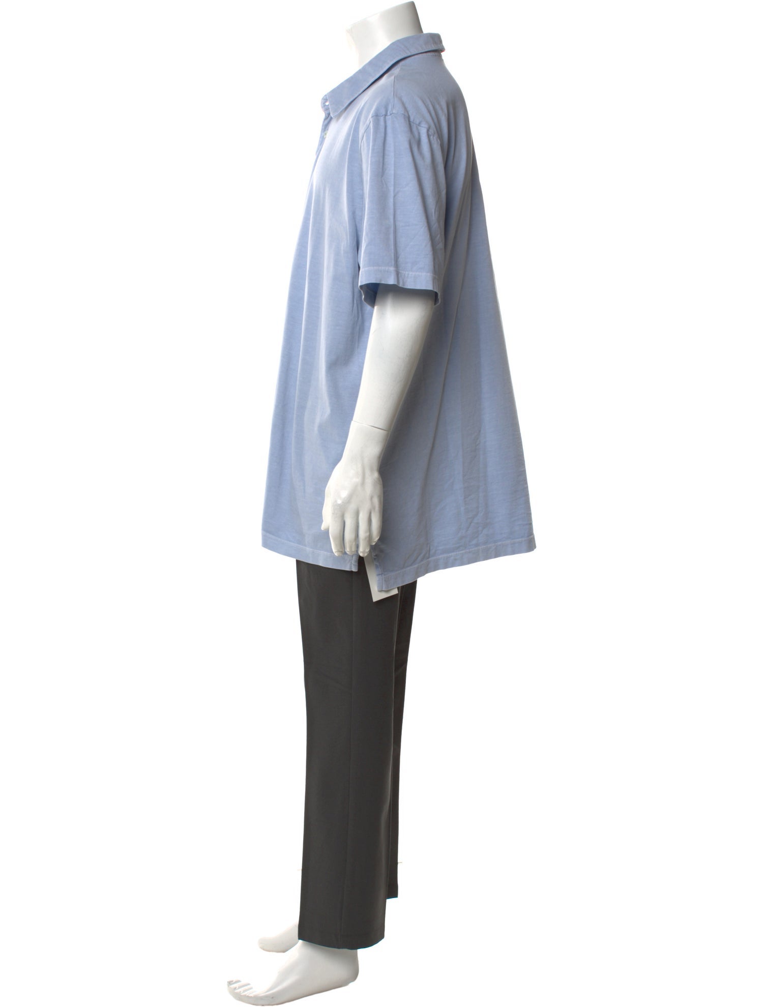 James Perse Collar Short Sleeve Polo Shirt