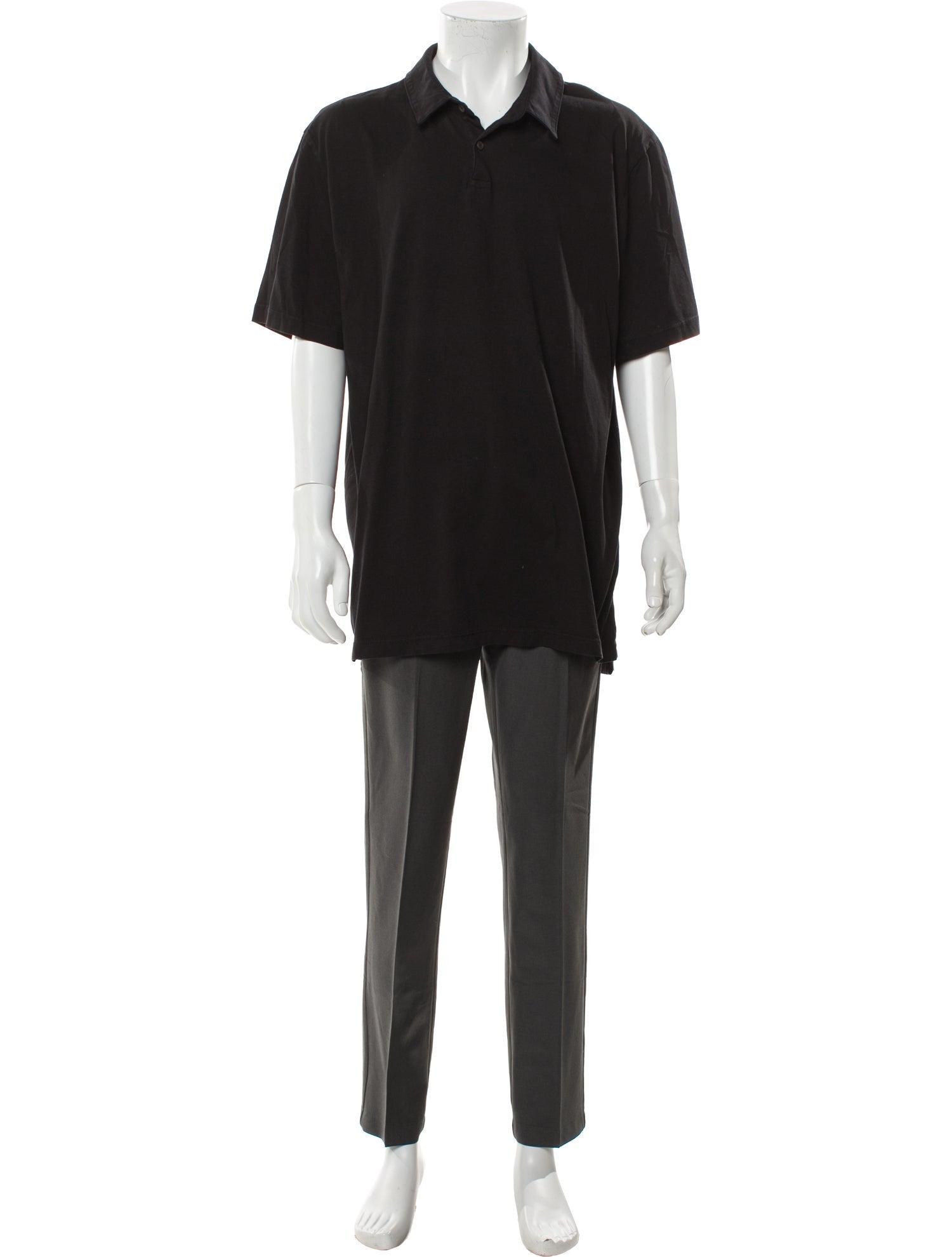 James Perse V-Neck Short Sleeve Polo Shirt w/ Tags