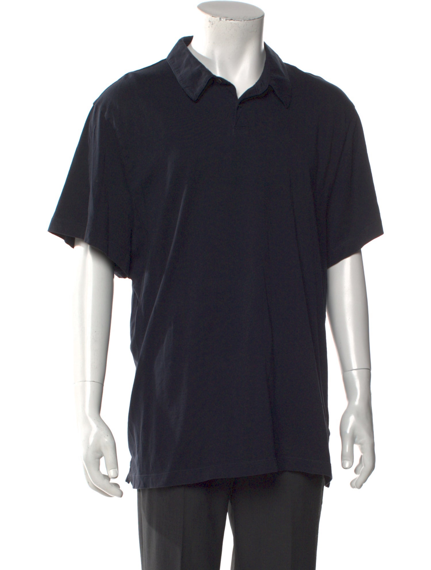 James Perse Collar Short Sleeve Polo Shirt