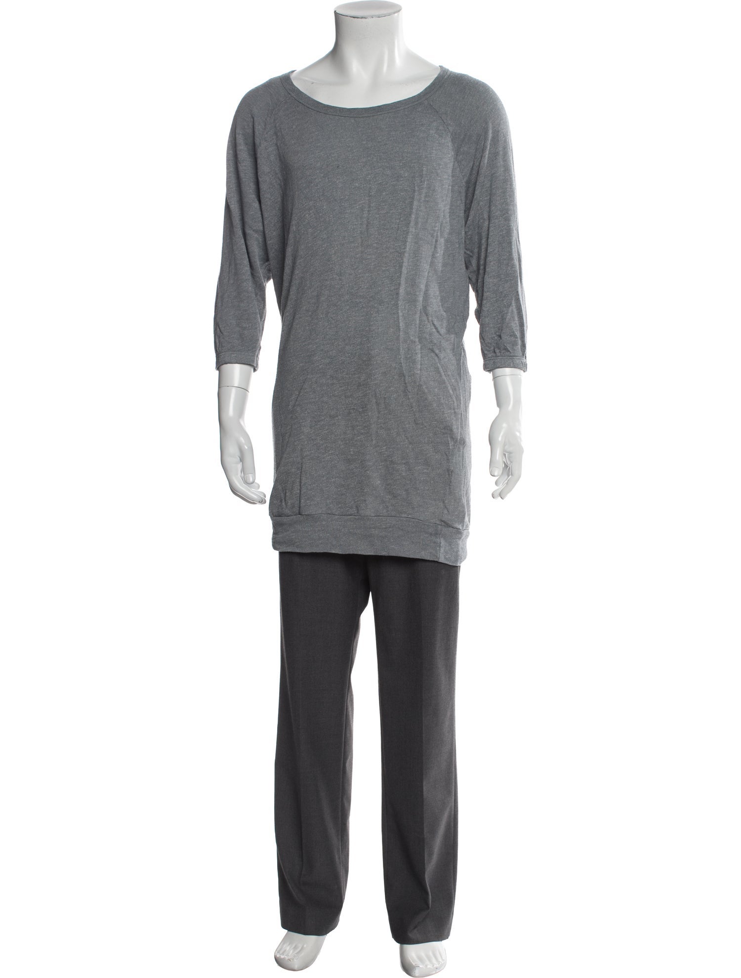 James Perse Crew Neck Long Sleeve Pullover