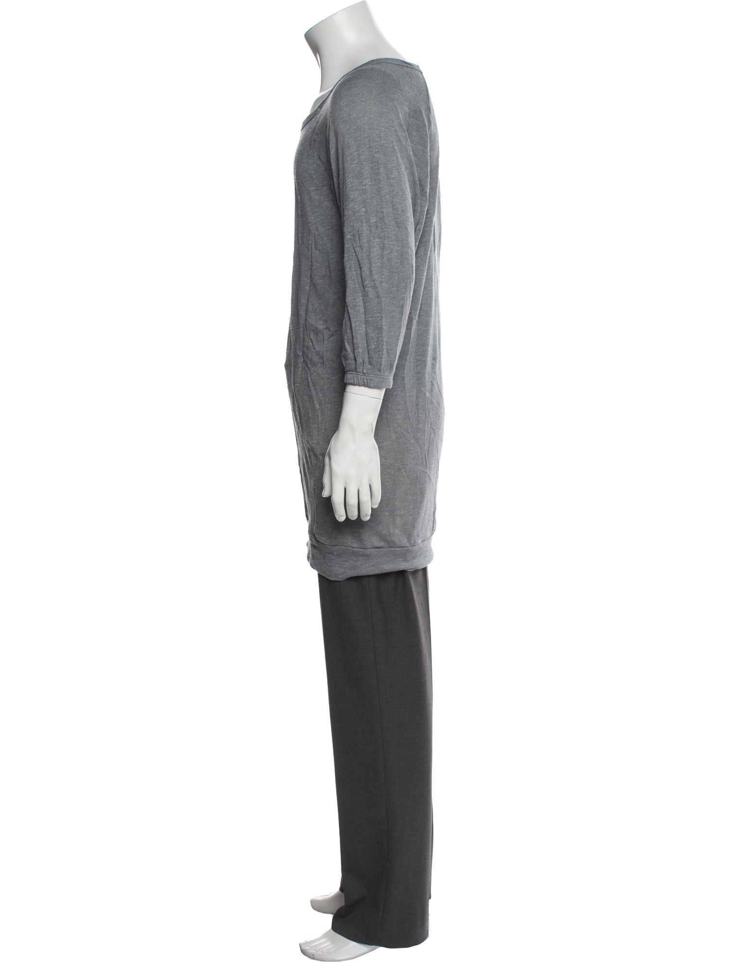 James Perse Crew Neck Long Sleeve Pullover