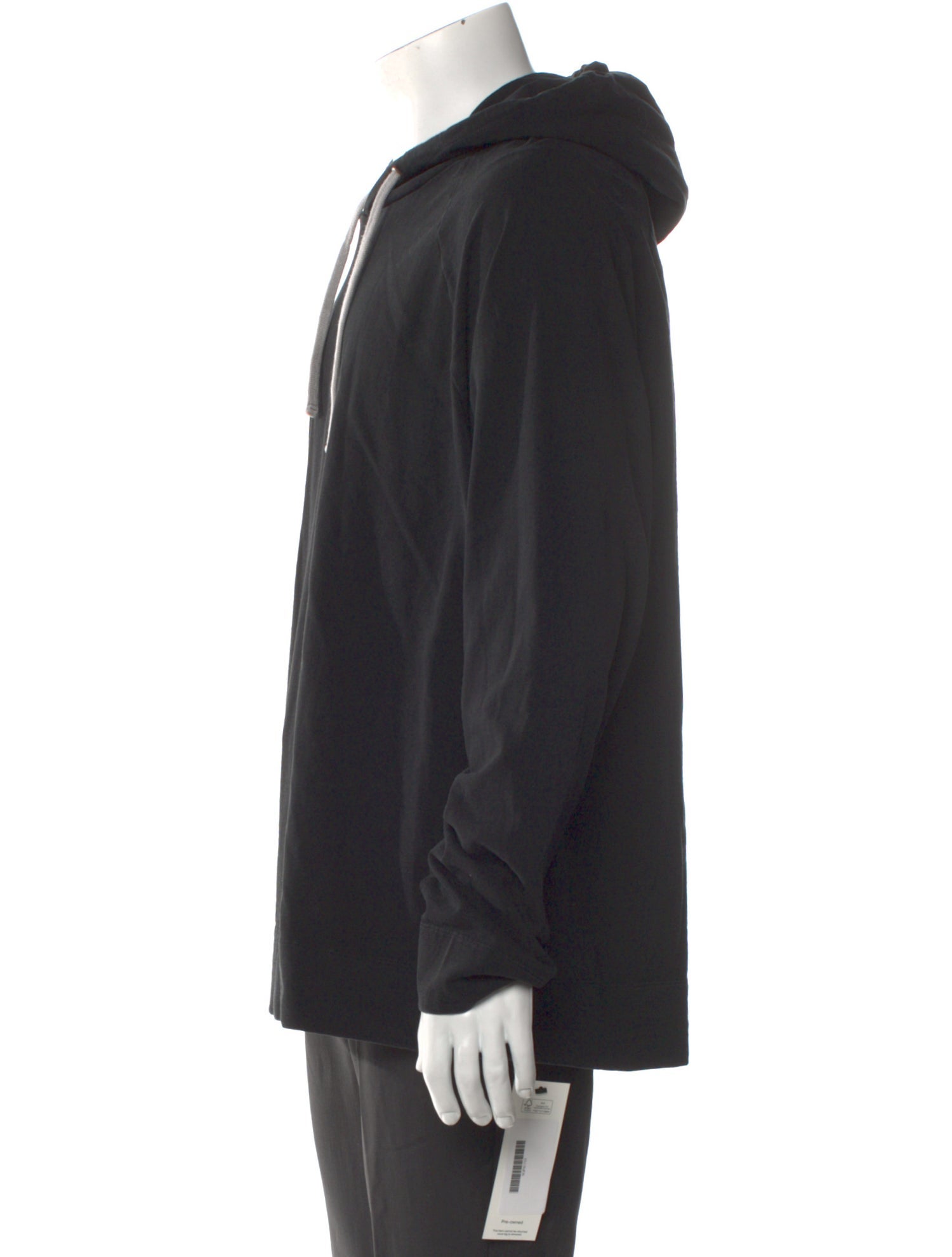 James Perse V-Neck Long Sleeve Hoodie
