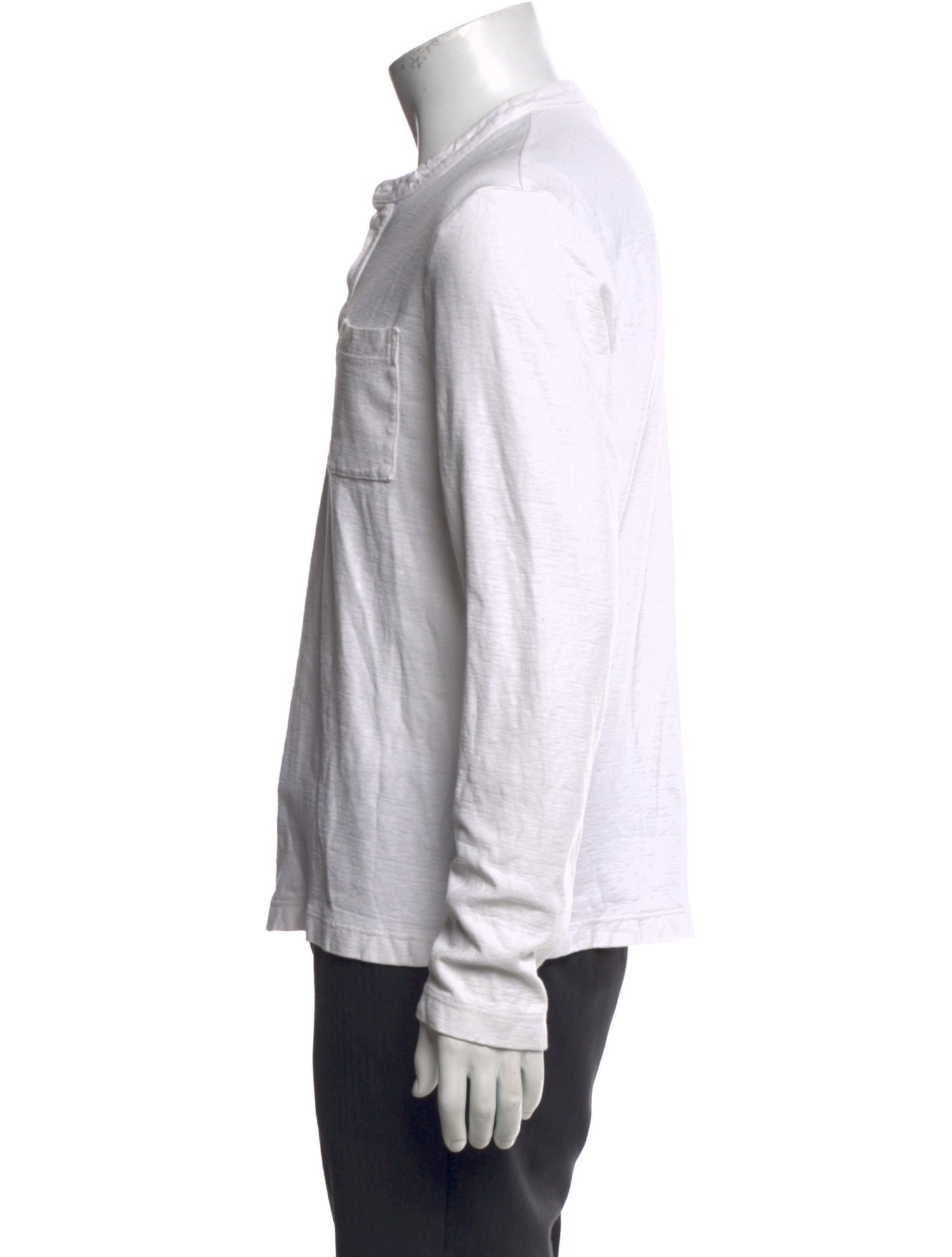 James Perse Mock Neck Long Sleeve Polo Sweater